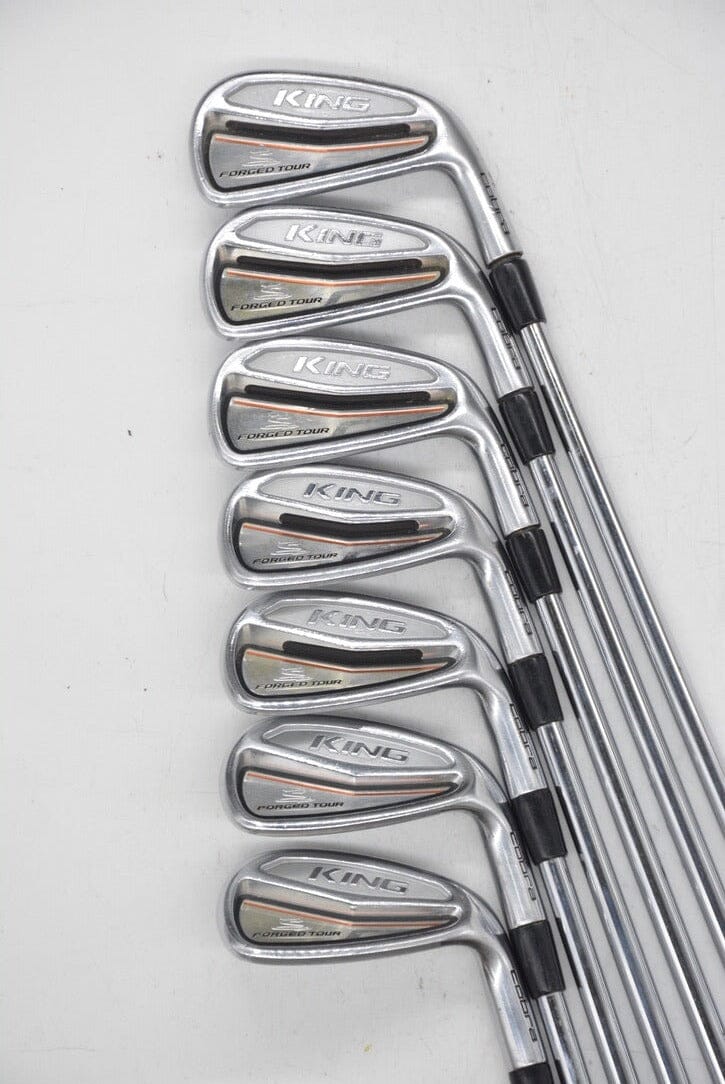 Cobra King Forged Tour 4-6, 8-GW Iron Set S Flex +.75" Golf Clubs GolfRoots