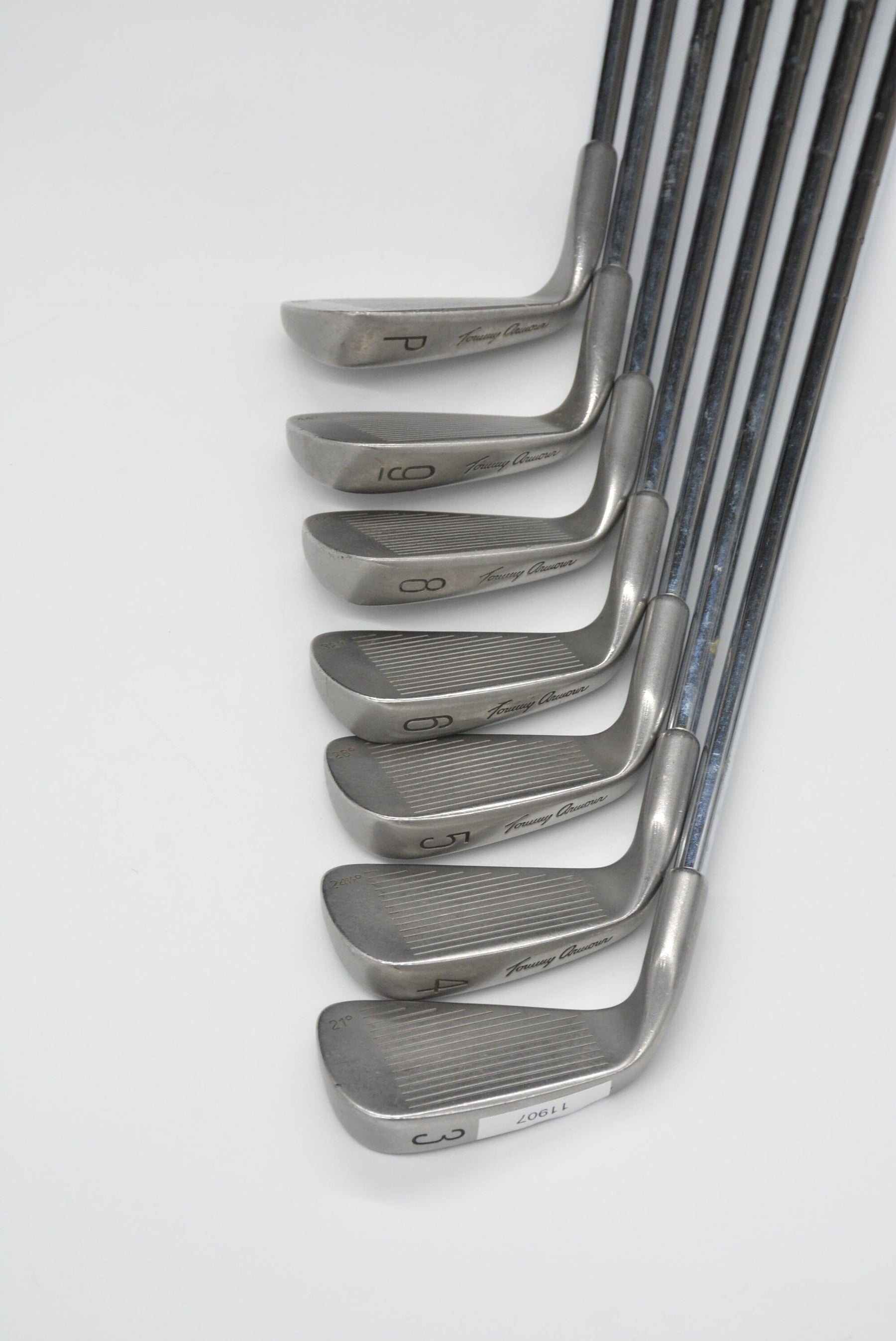 Tommy Armour 855S Silver Scot 3-6, 8-PW Iron Set S Flex +0.25" Golf Clubs GolfRoots