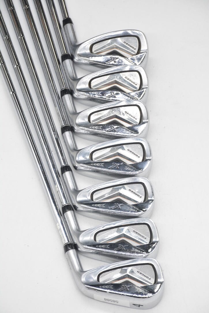 XXIO X Black 4-PW Iron Set S Flex 36.75" Golf Clubs GolfRoots