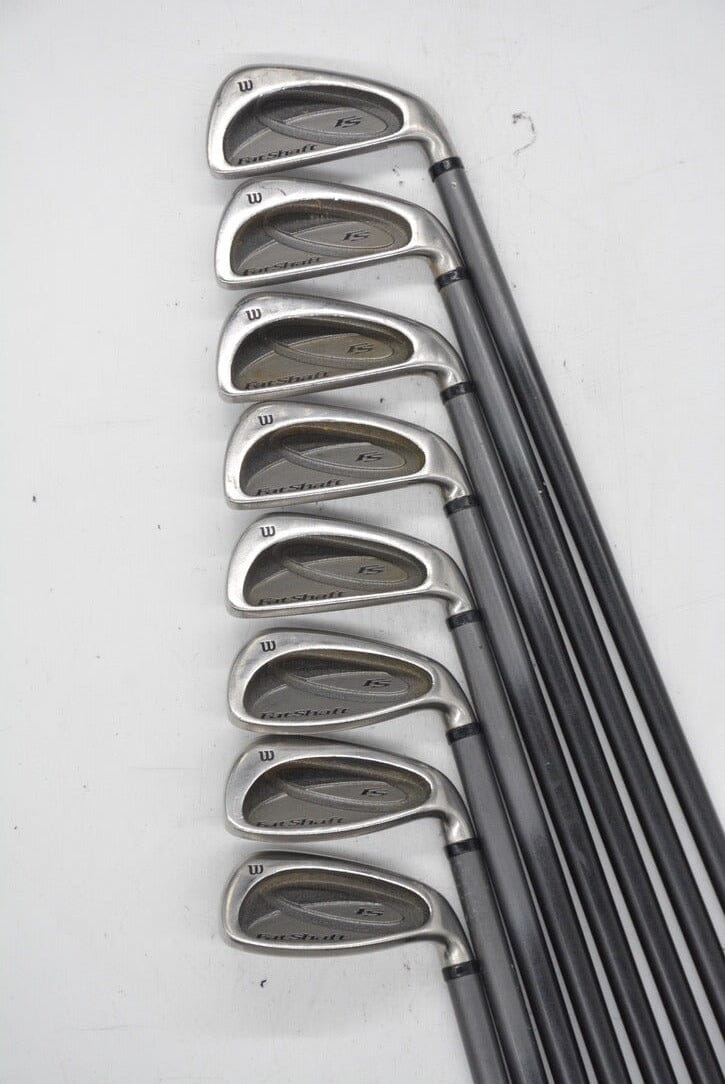 Wilson Fat Shaft 3-PW Iron Set R Flex -.25" Golf Clubs GolfRoots