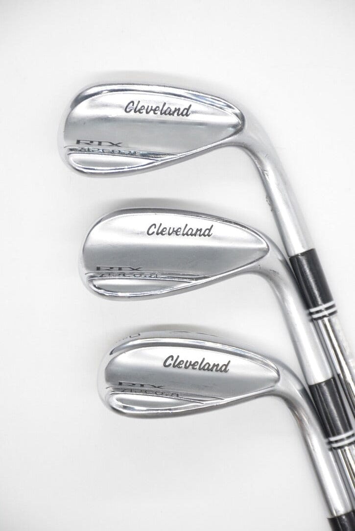 Cleveland RTX Zipcore Tour Rack Mid 50, 54, 60 Degrees Wedge Set Wedge Flex