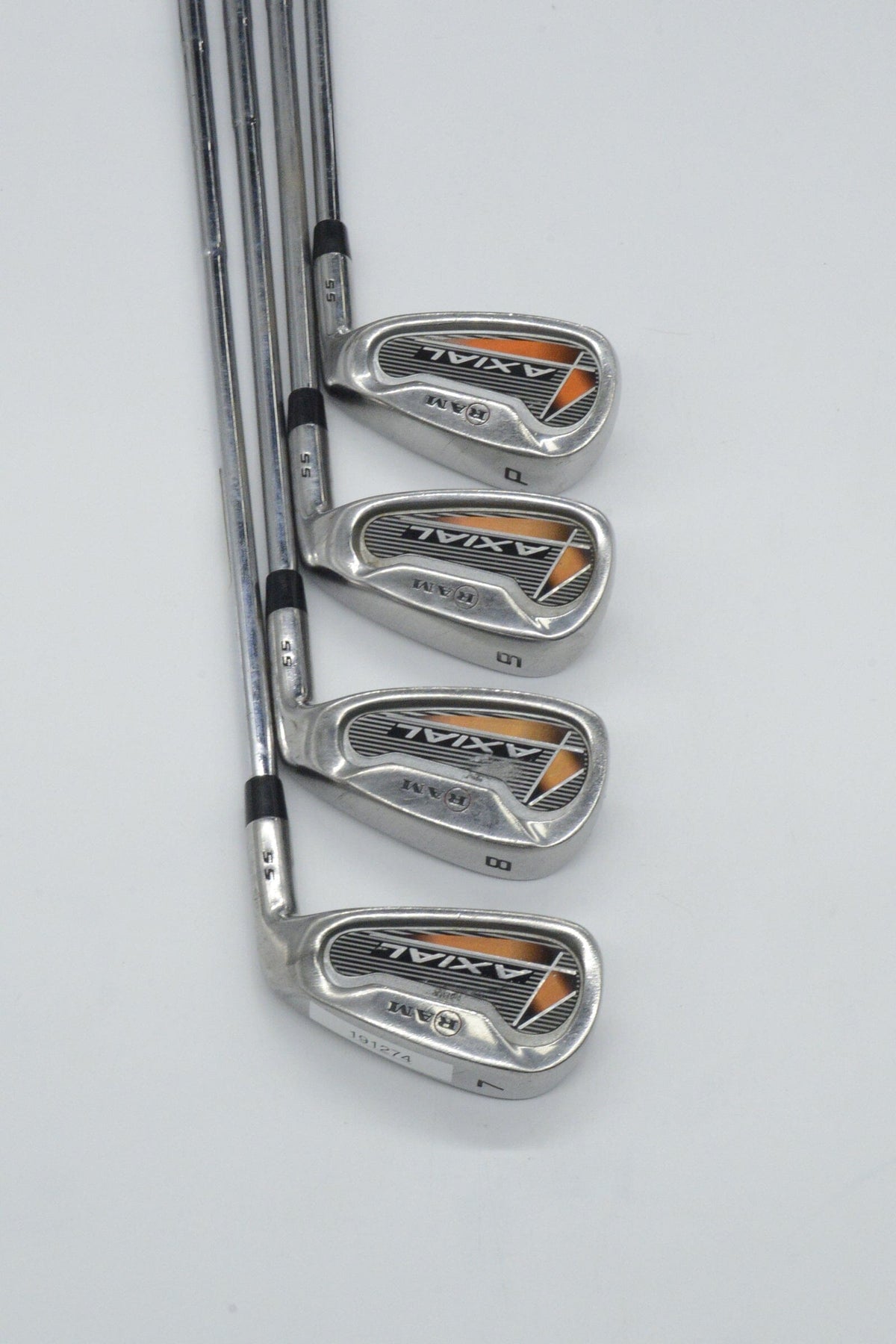 Ram Axial 7-PW Iron Set S Flex -0.25" Golf Clubs GolfRoots