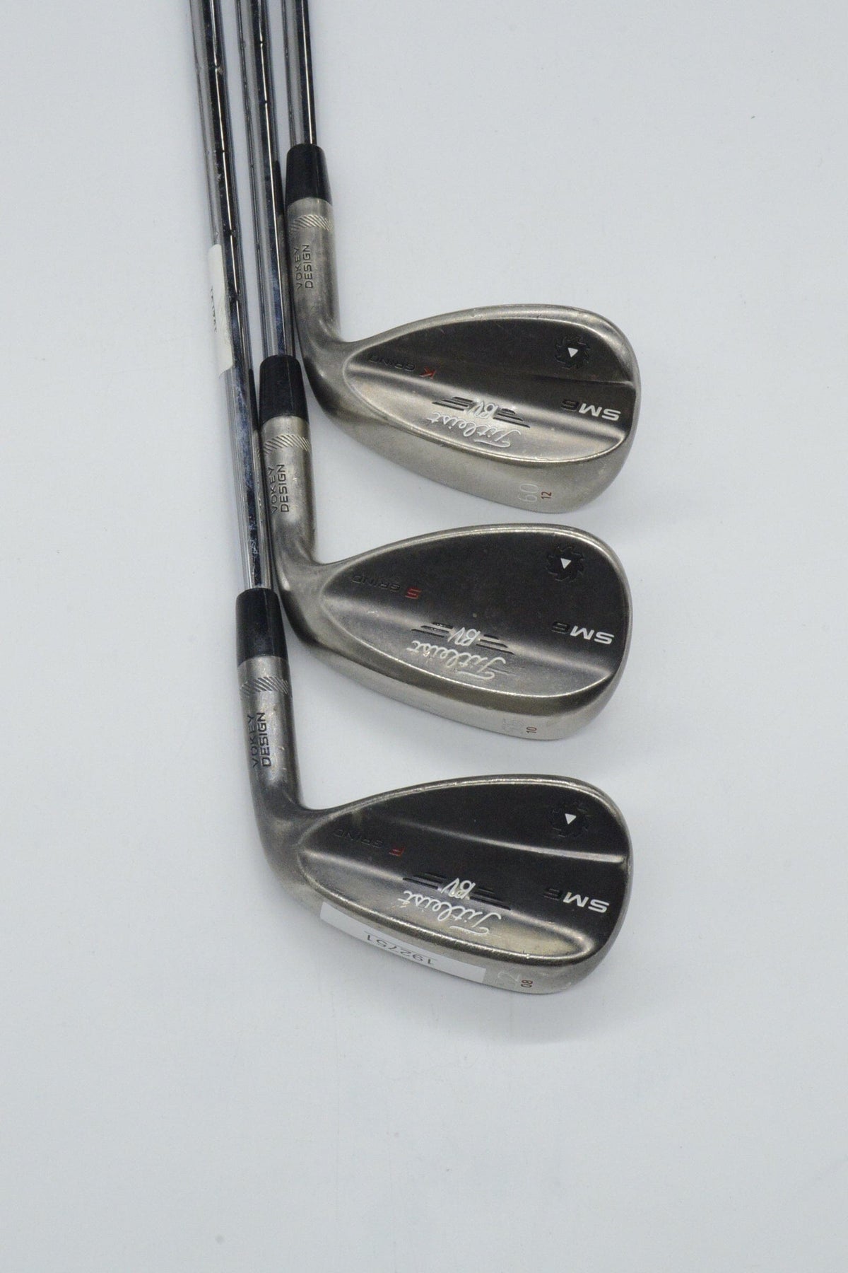 Titleist Vokey SM6 Steel Gray 52, 56, 60 Degree Wedge S Flex Golf Wedges Titleist
