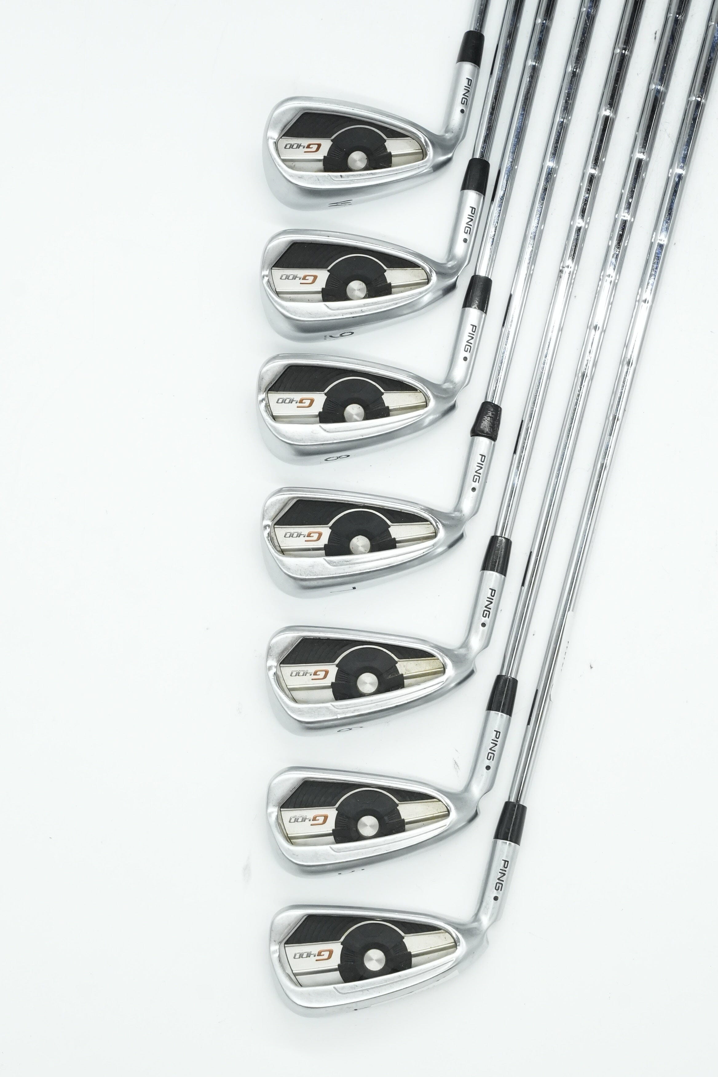 Lefty Ping G400 4-PW Iron Set X Flex +0.25"