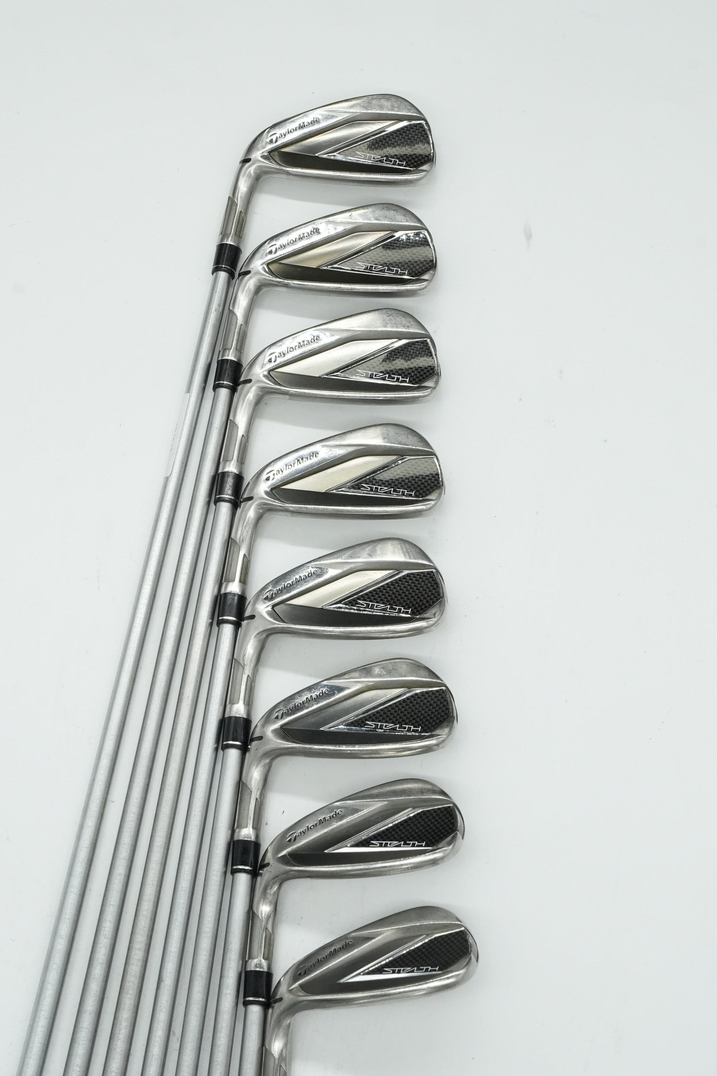 Lefty TaylorMade Stealth 4-AW Iron Set X Flex Std Length Golf Clubs GolfRoots