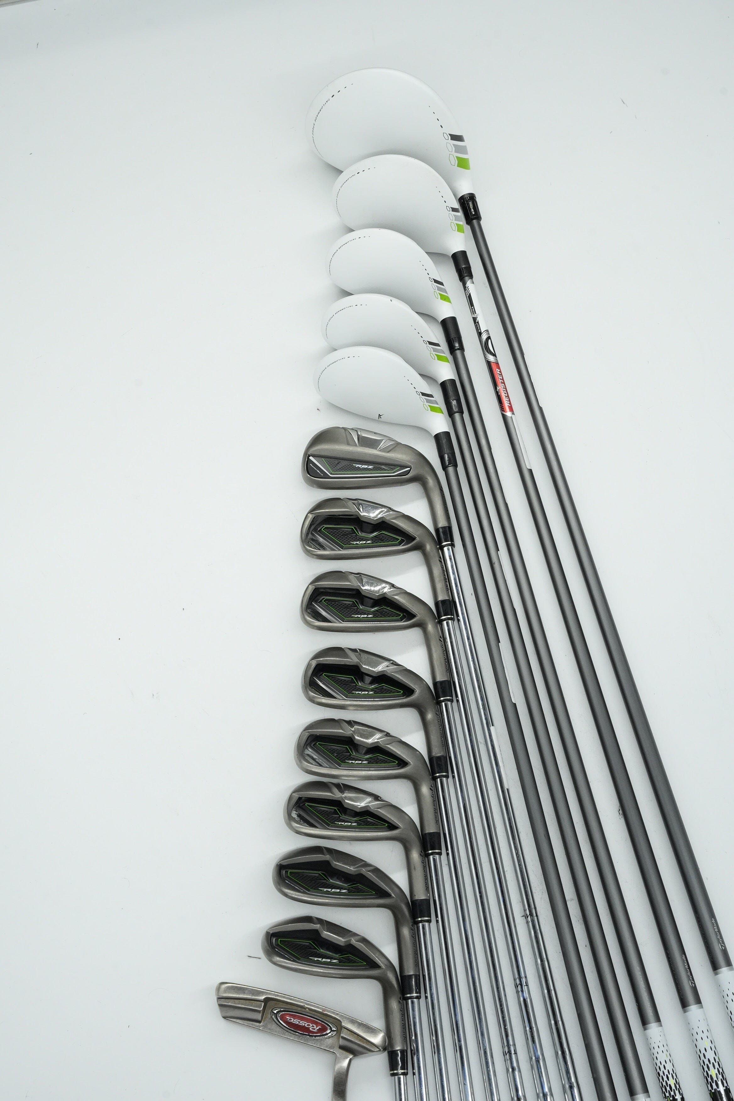 TaylorMade Rocketballz Mixed Full Set R Flex +0.25" Golf Clubs GolfRoots