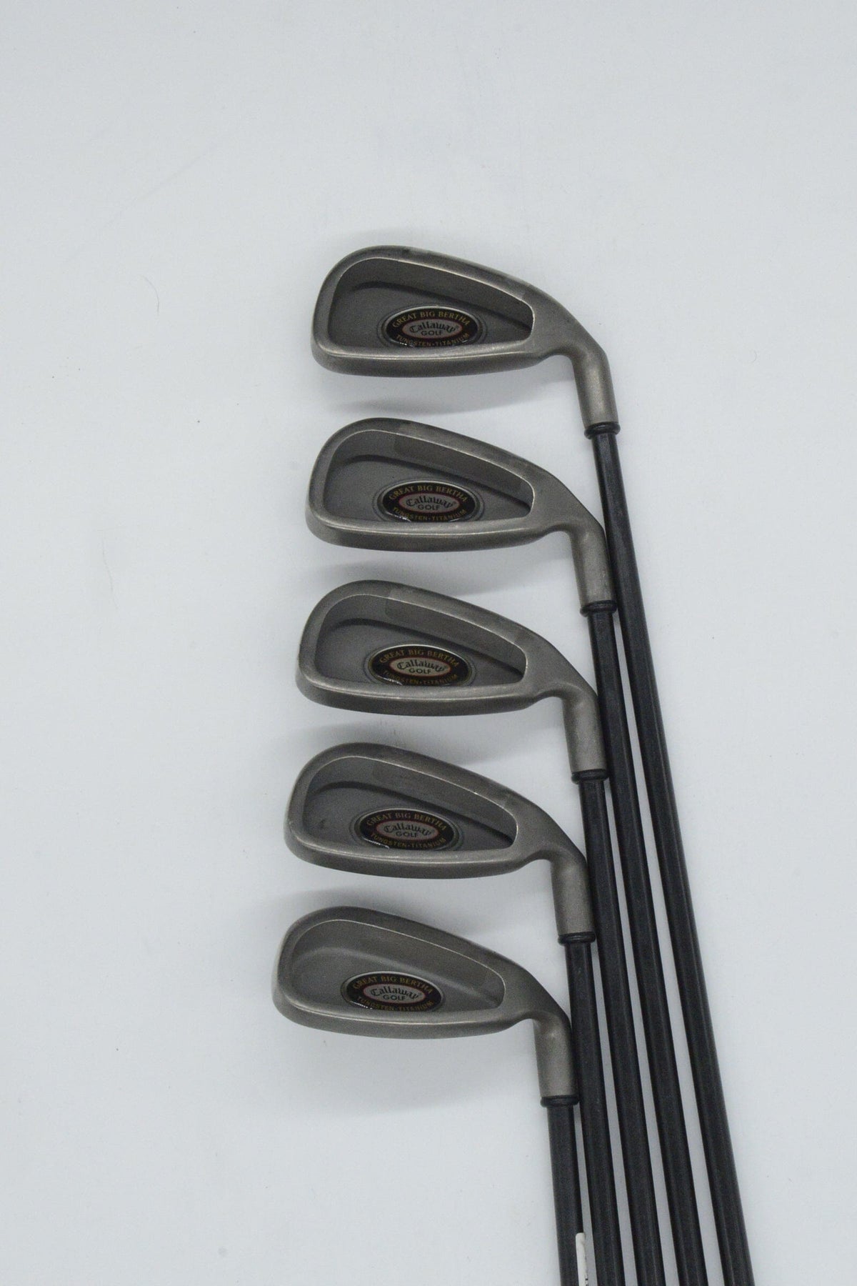 Callaway Great Big Bertha Tungsten Ti 6-PW Iron Set S Flex -0.5" Golf Iron Sets Callaway