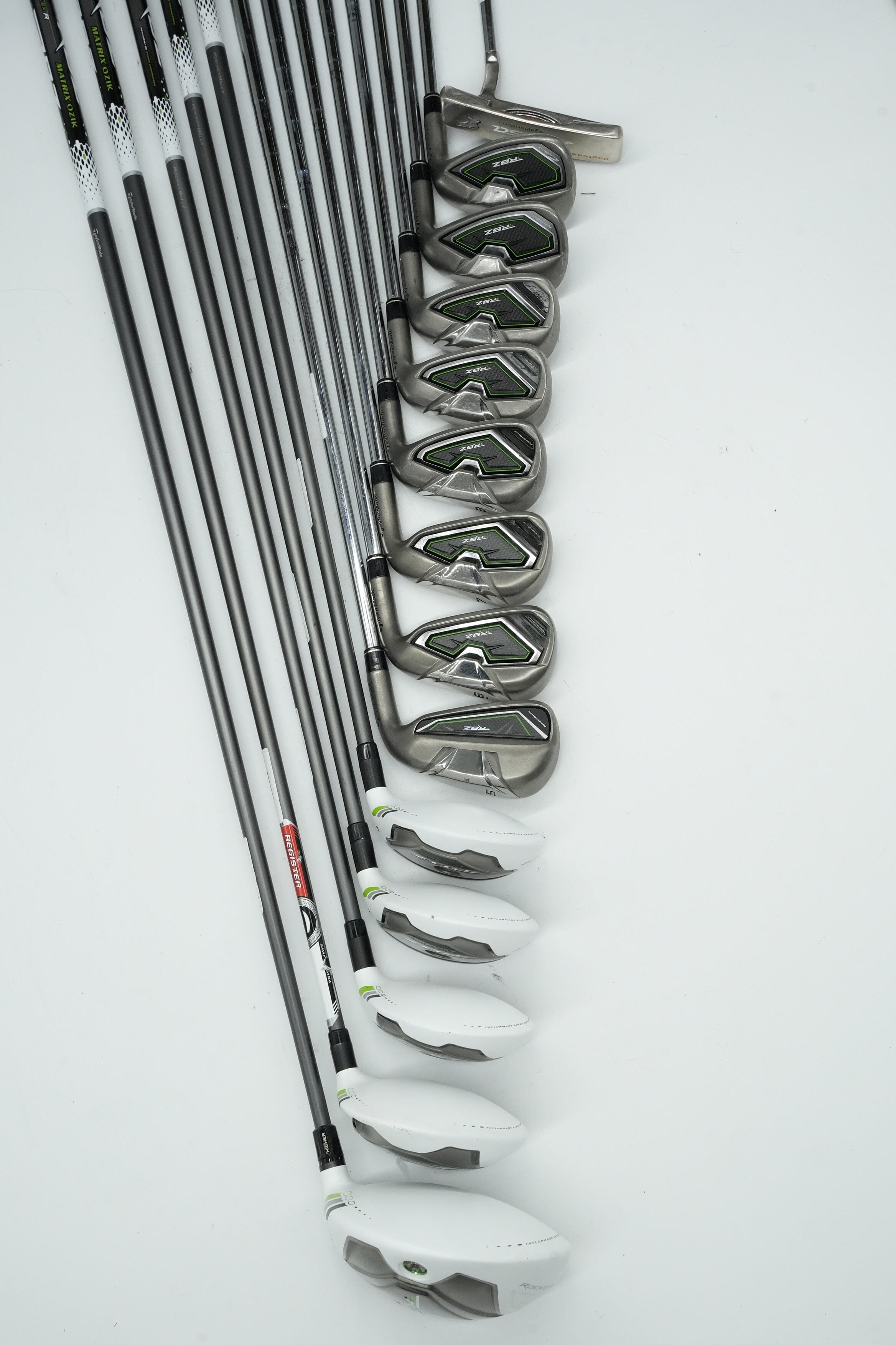 TaylorMade Rocketballz Mixed Full Set R Flex +0.25" Golf Clubs GolfRoots