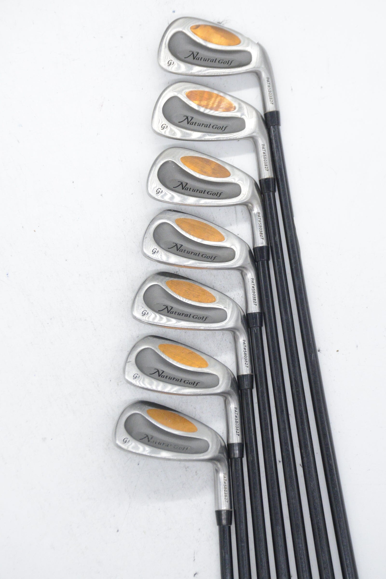 Natural Golf G3 4-PW Iron Set S Flex +1" Golf Clubs GolfRoots