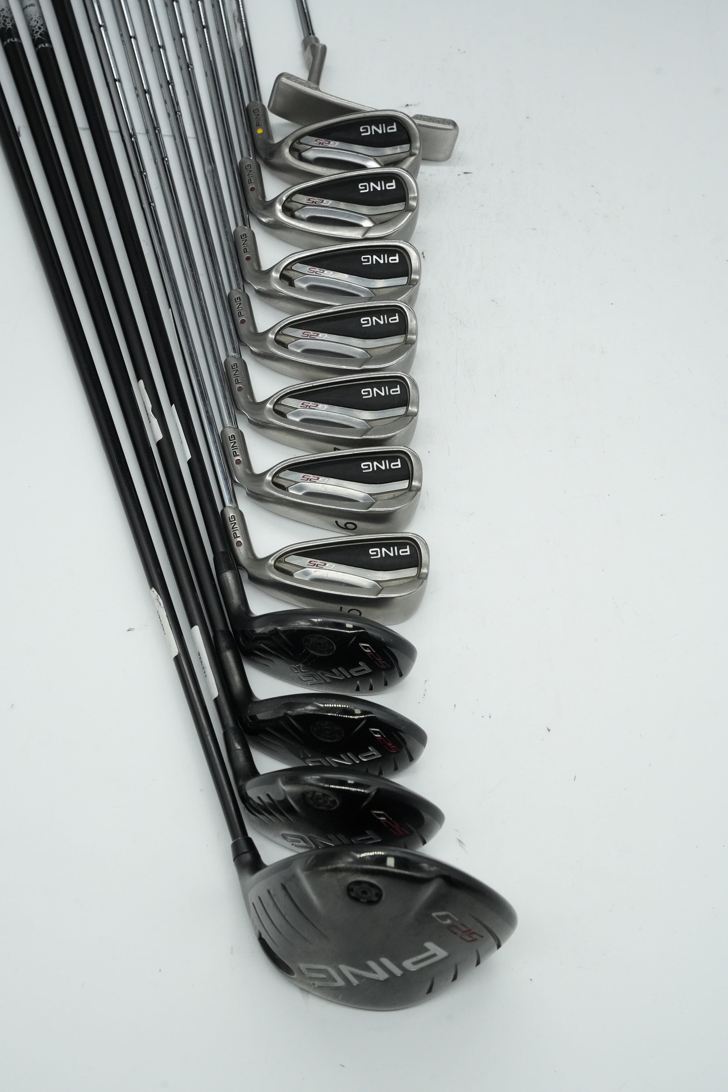 Ping G25 Mixed Full Set R Flex Std Length Golf Clubs GolfRoots