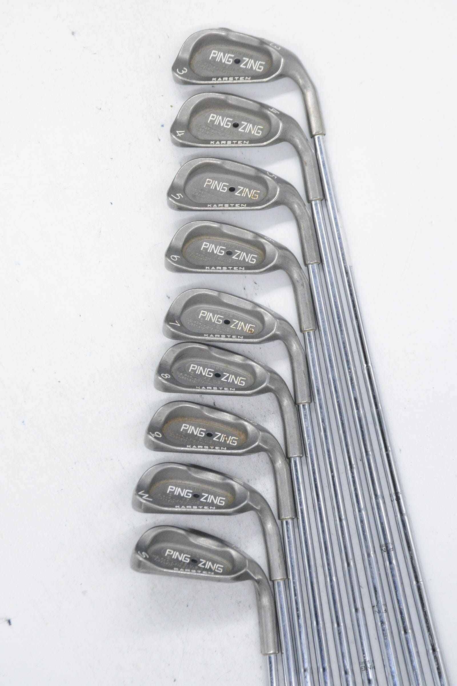 Ping Zing 3-PW, SW Iron Set S Flex Std Length Golf Clubs GolfRoots