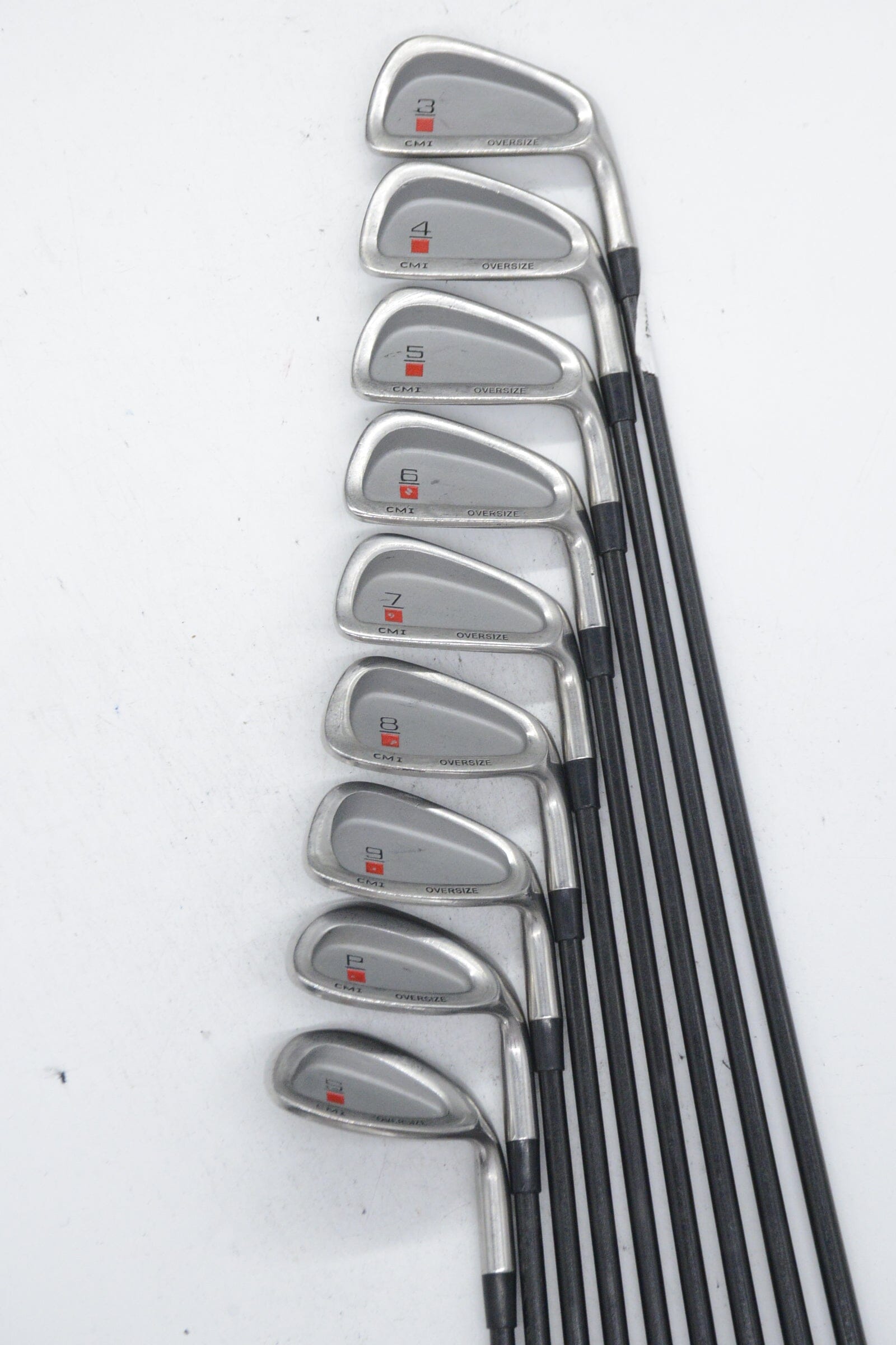 CMI Red 3-PW, SW Iron Set S Flex +0.25" Golf Clubs GolfRoots