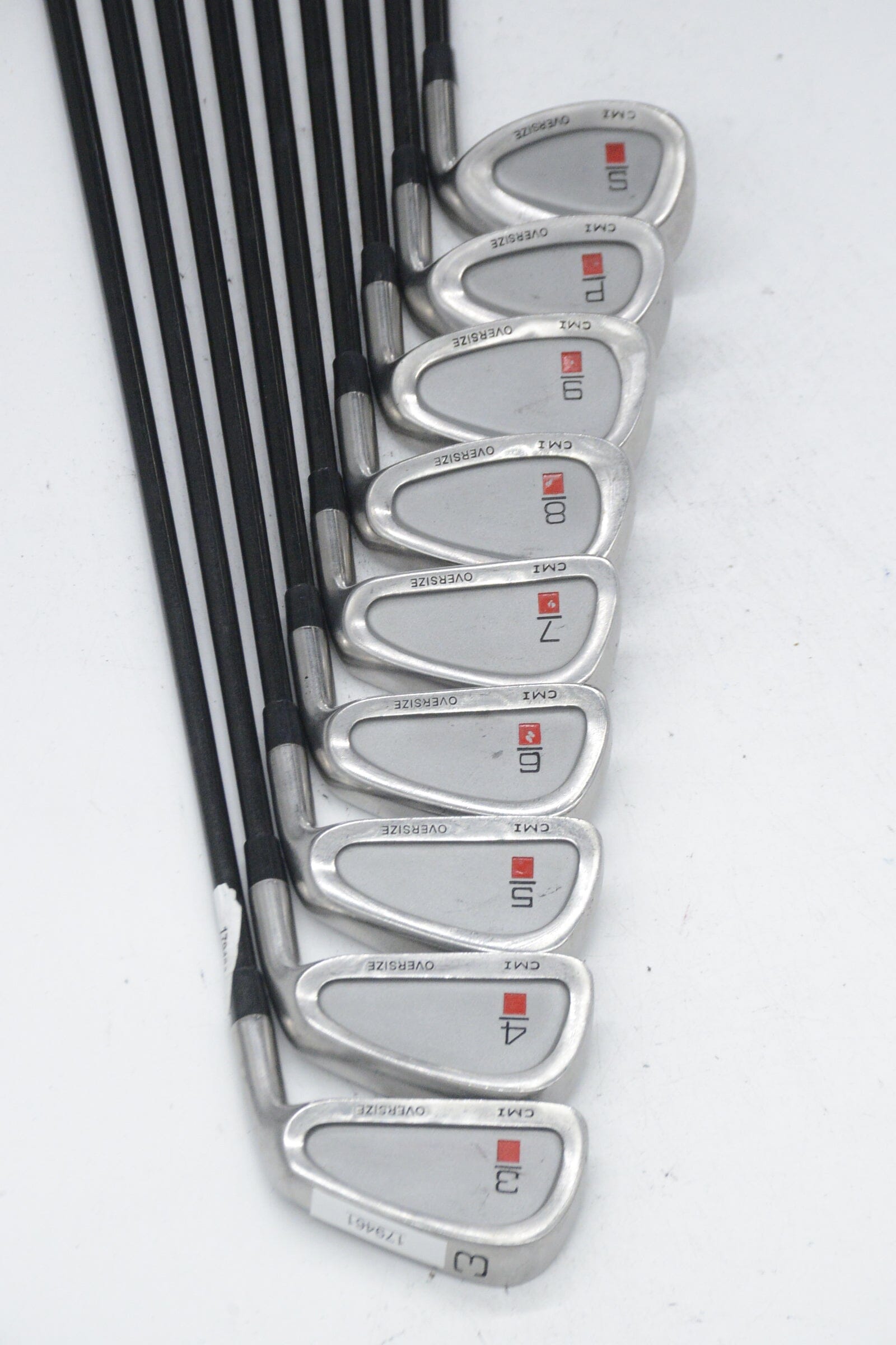 CMI Red 3-PW, SW Iron Set S Flex +0.25" Golf Clubs GolfRoots