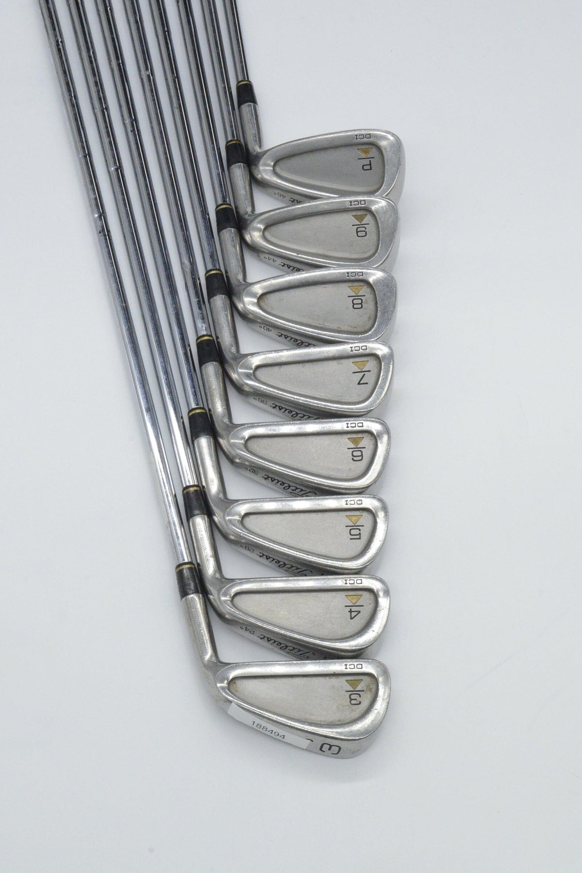 Titleist DCI Gold 3-PW Iron Set S Flex -0.25" Golf Iron Sets Titleist