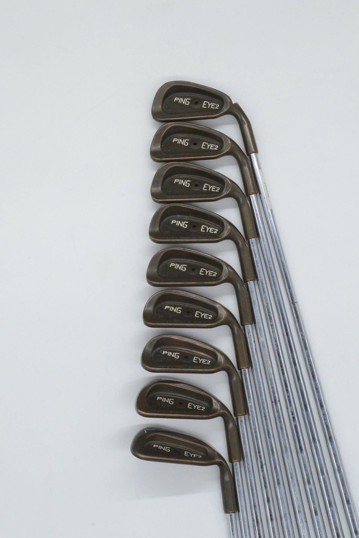 Ping Eye 2 + Beryllium Copper 3-PW, LW Iron Set S Flex Std Length Golf Iron Sets Ping