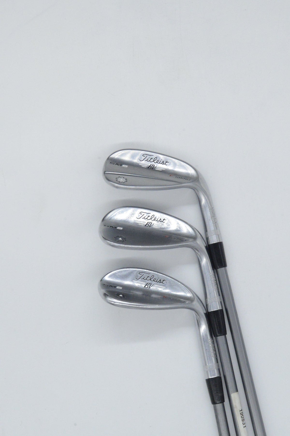 Women's Titleist Vokey SM6 Tour Chrome 50, 54, 58 Degree Wedge Set W Flex Golf Wedges Titleist