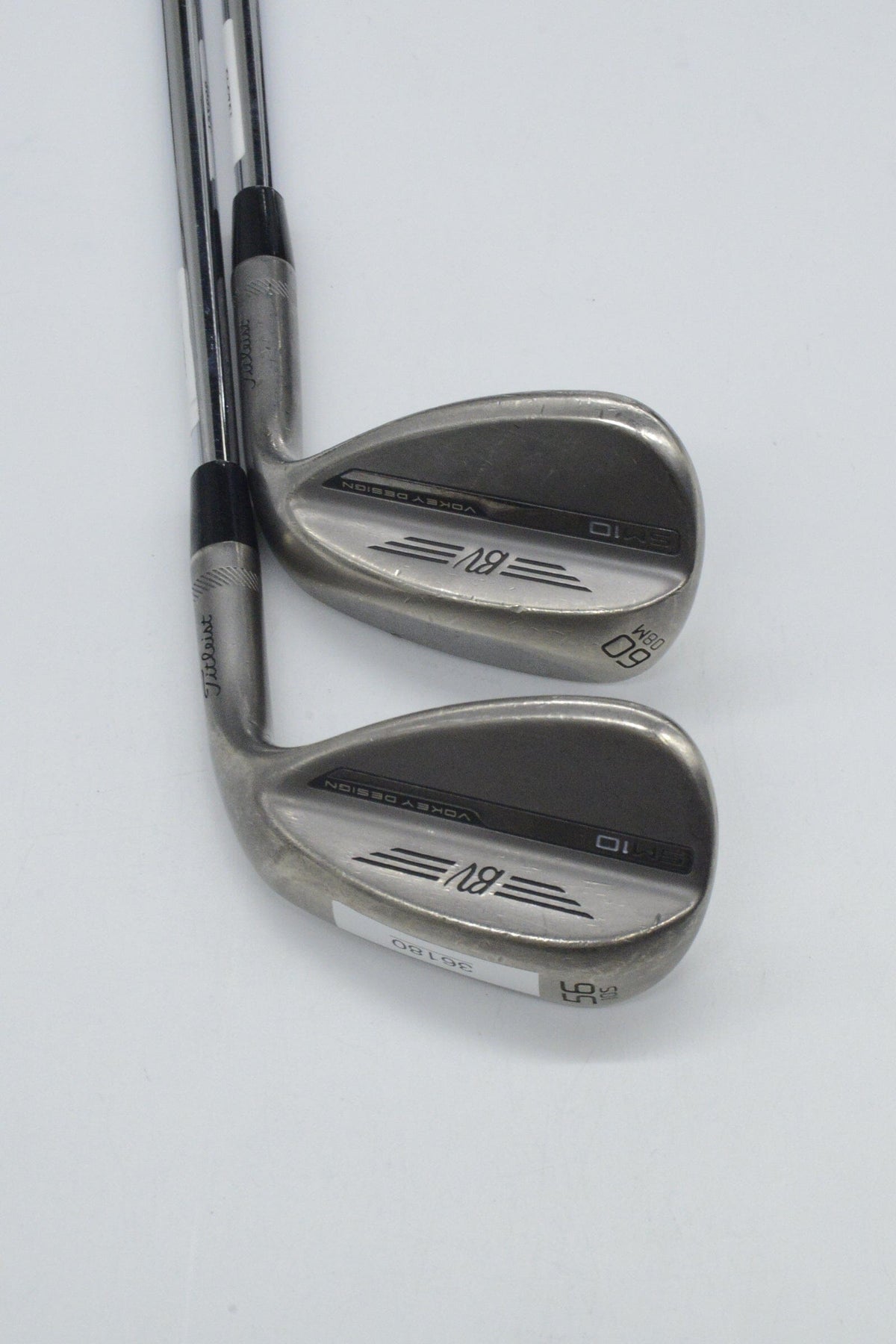 Titleist Vokey SM10 Nickel 56 & 60 Degree Wedge Set S Flex Golf Wedges Titleist