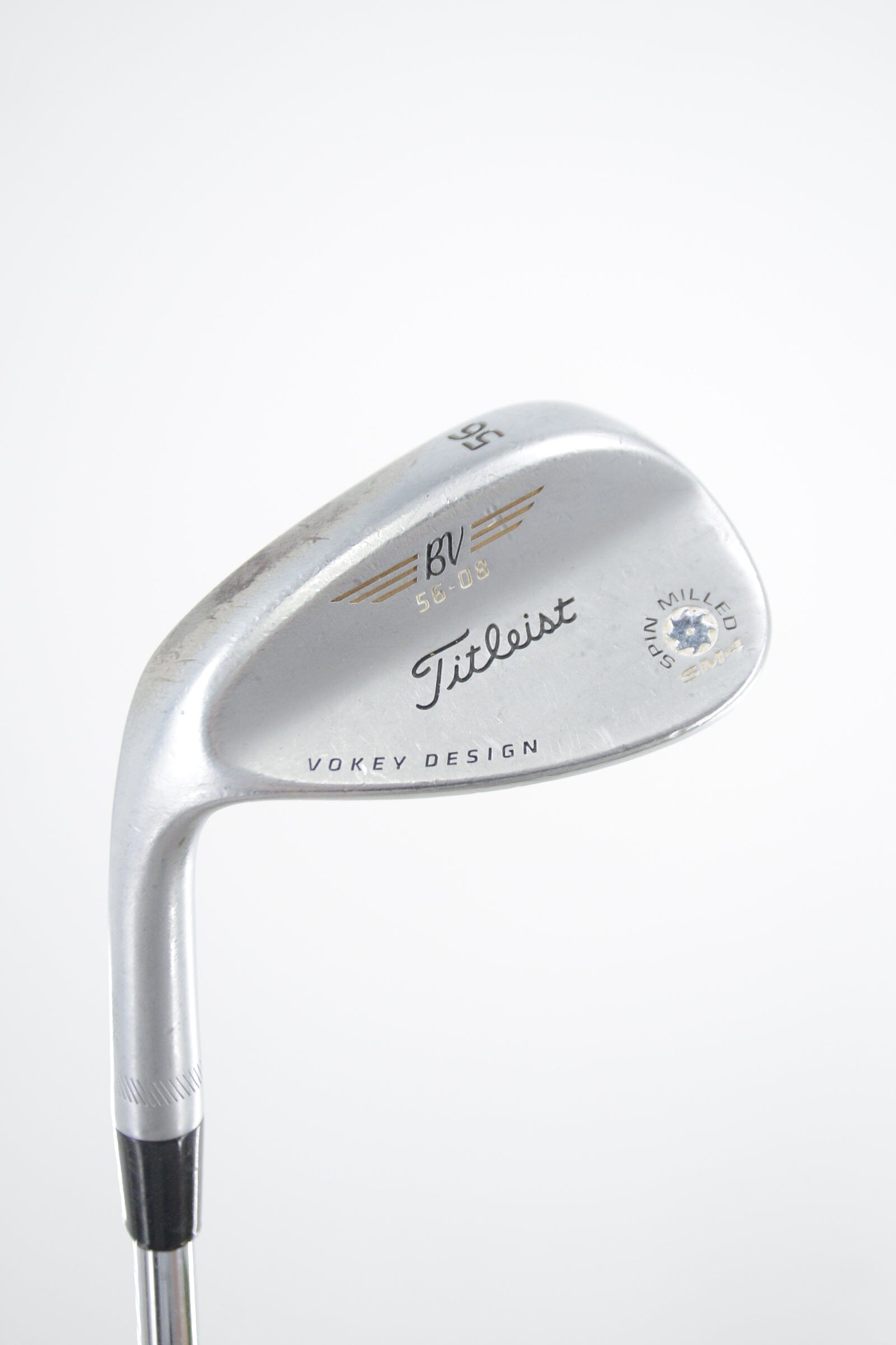 Lefty Titleist Vokey SM4 Tour Chrome 56 Degree Wedge S Flex 35.25" Golf Clubs GolfRoots