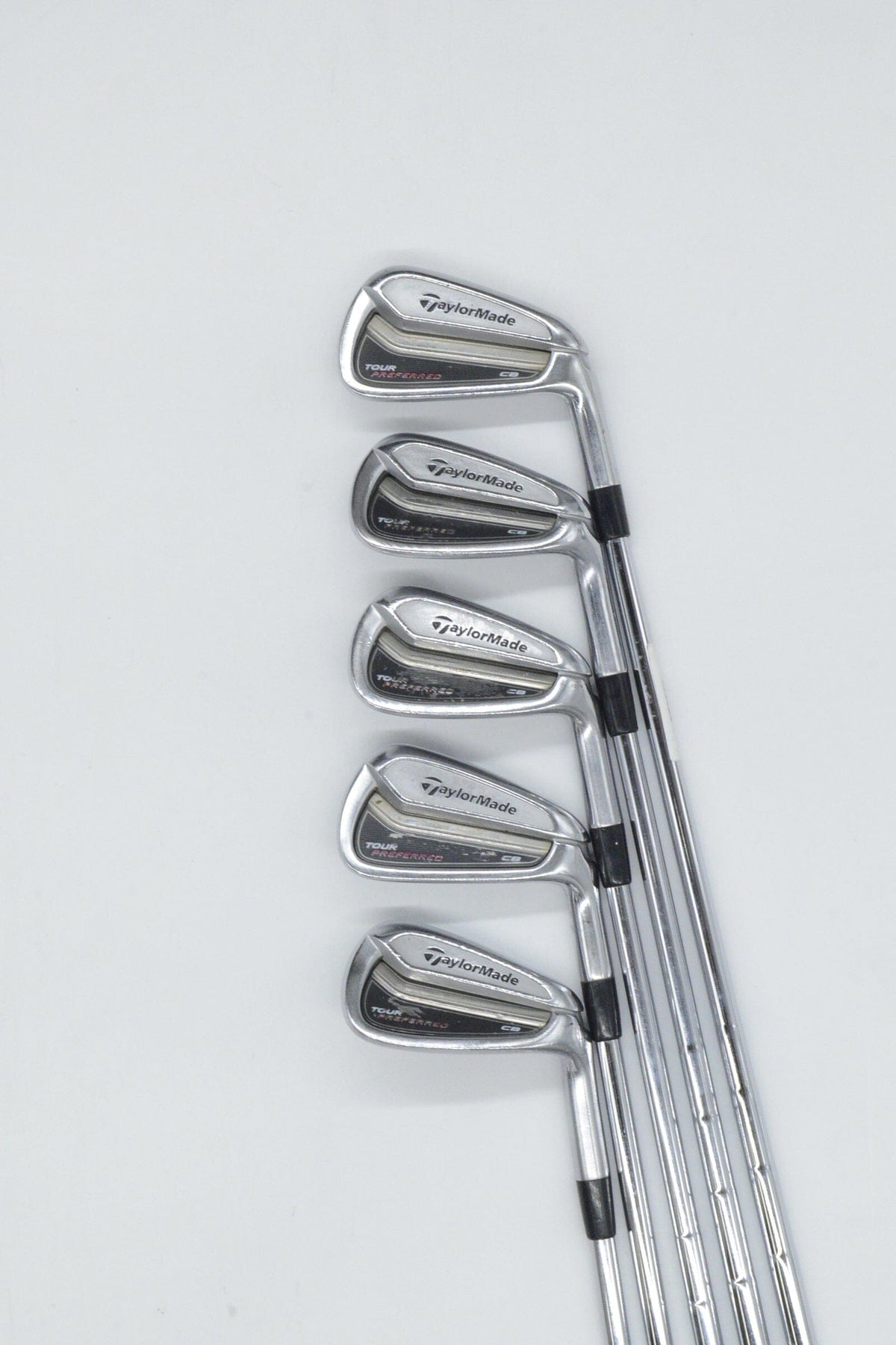 TaylorMade Tour Preferred CB 5-6, 8-PW Iron Set S Flex +0.25" Golf Iron Sets TaylorMade