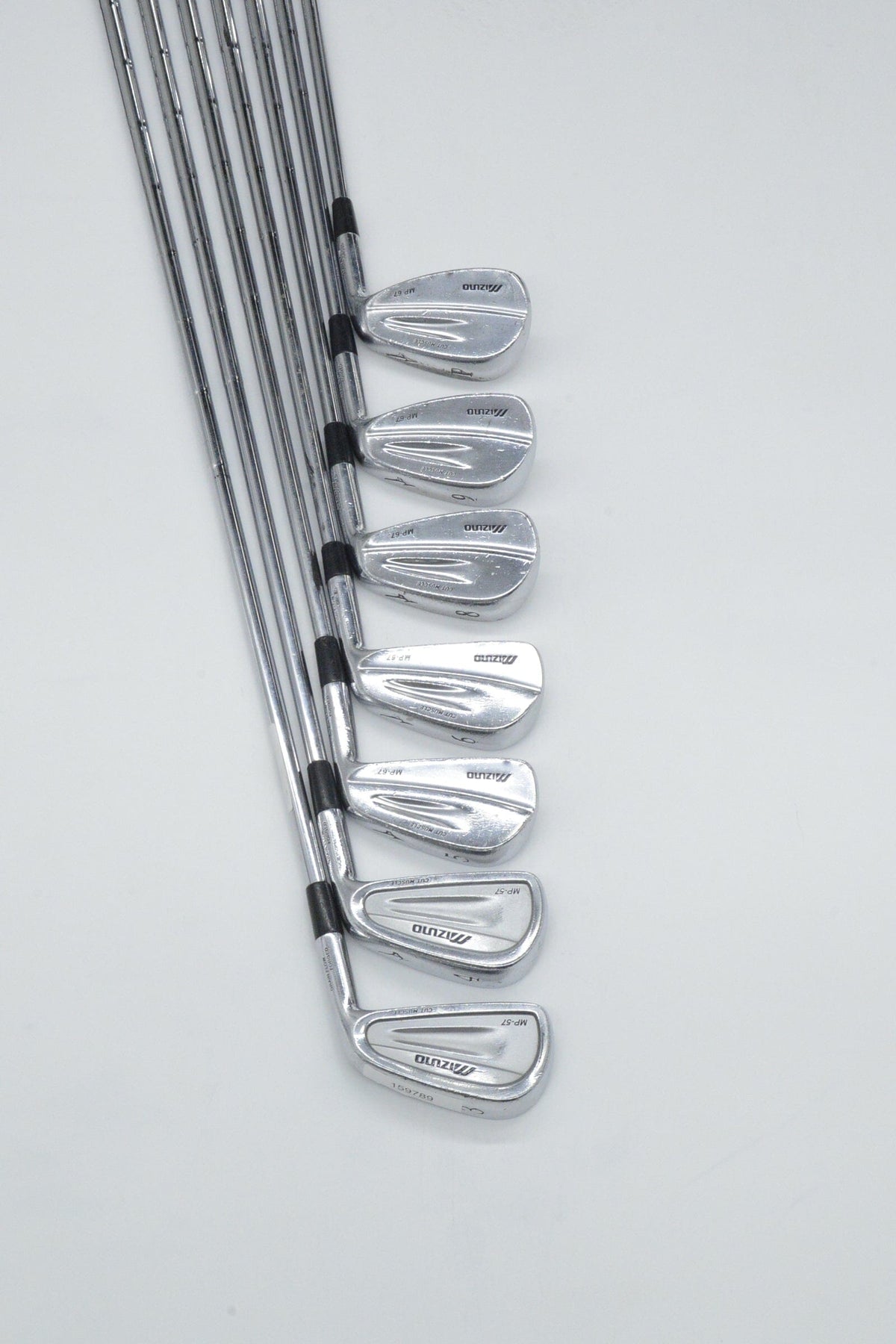 Mizuno MP57/MP67 Combo 3-6, 8-PW Iron Set S Flex +0.75" Golf Iron Sets Mizuno