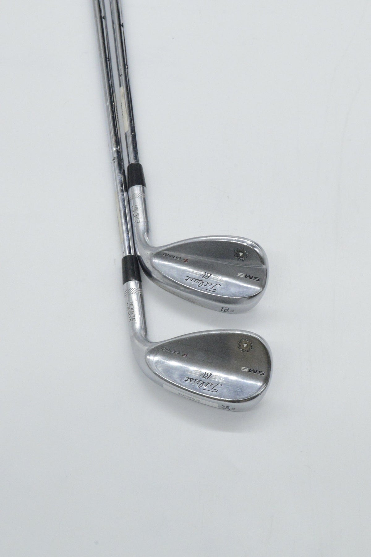 Titleist Vokey SM6 Tour Chrome 54 & 60 Degree Wedge Set X Flex Golf Wedges Titleist