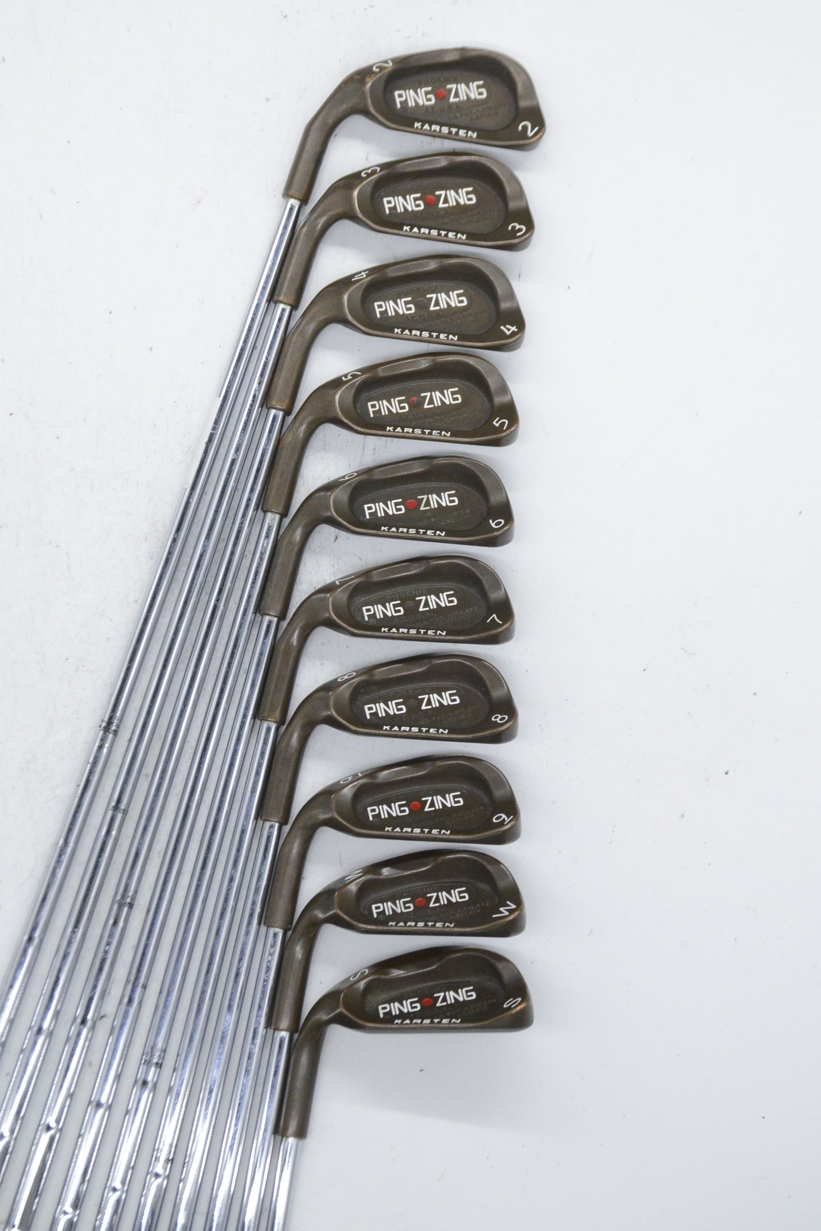 Lefty Ping Zing Beryllium Copper 2-PW, SW Iron Set S Flex +0.25"