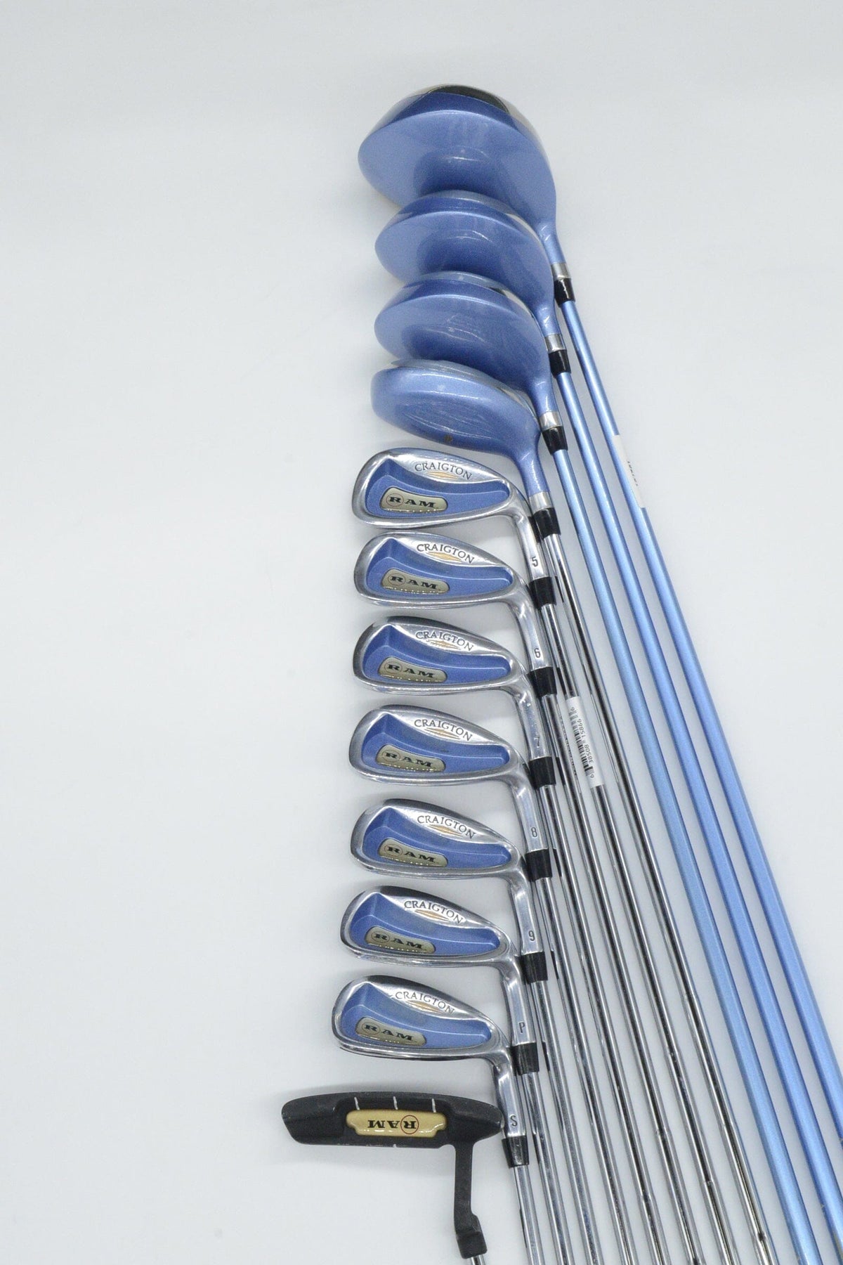 Women's Ram Craigton Mixed Full Set W Flex +0.25" Golf Club Sets Ram