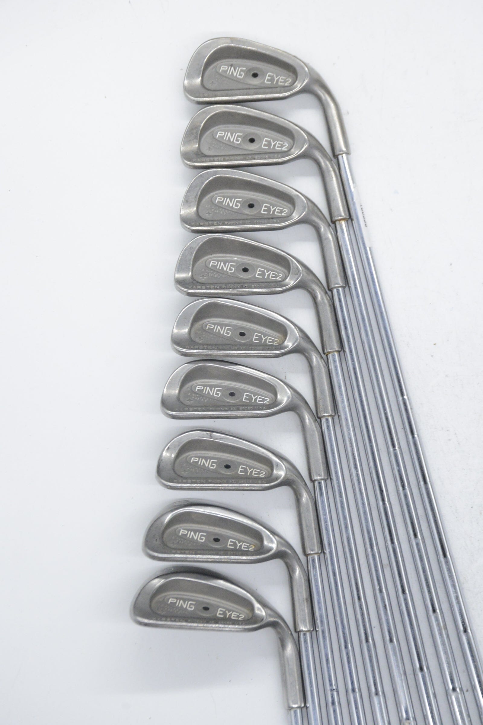 Ping Eye 2 3-PW, SW Iron Set S Flex +0.25" Golf Clubs GolfRoots