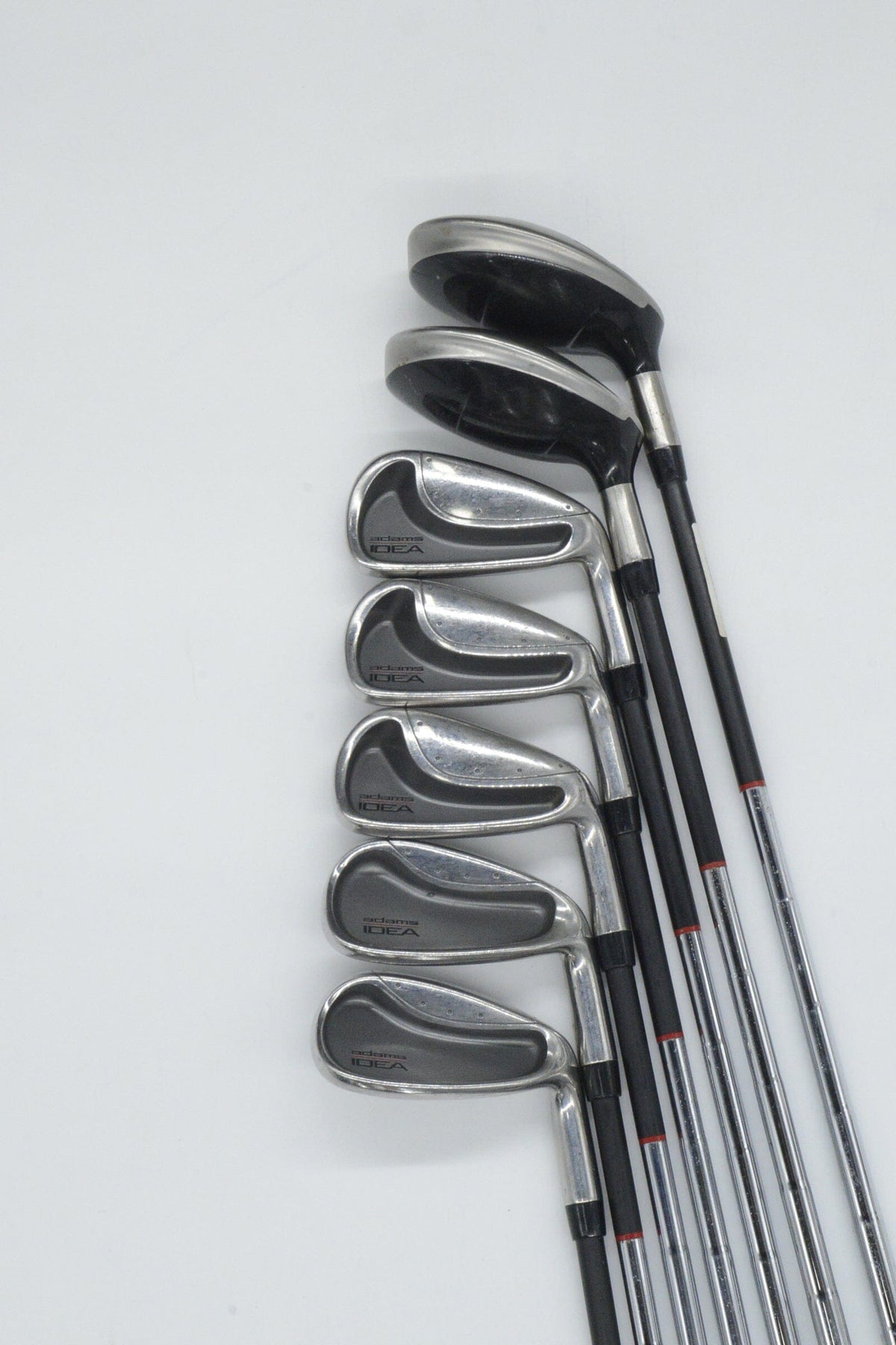 Adams Idea 3H-4H, 5-9 Iron Set S Flex +0.25" Golf Iron Sets Adams