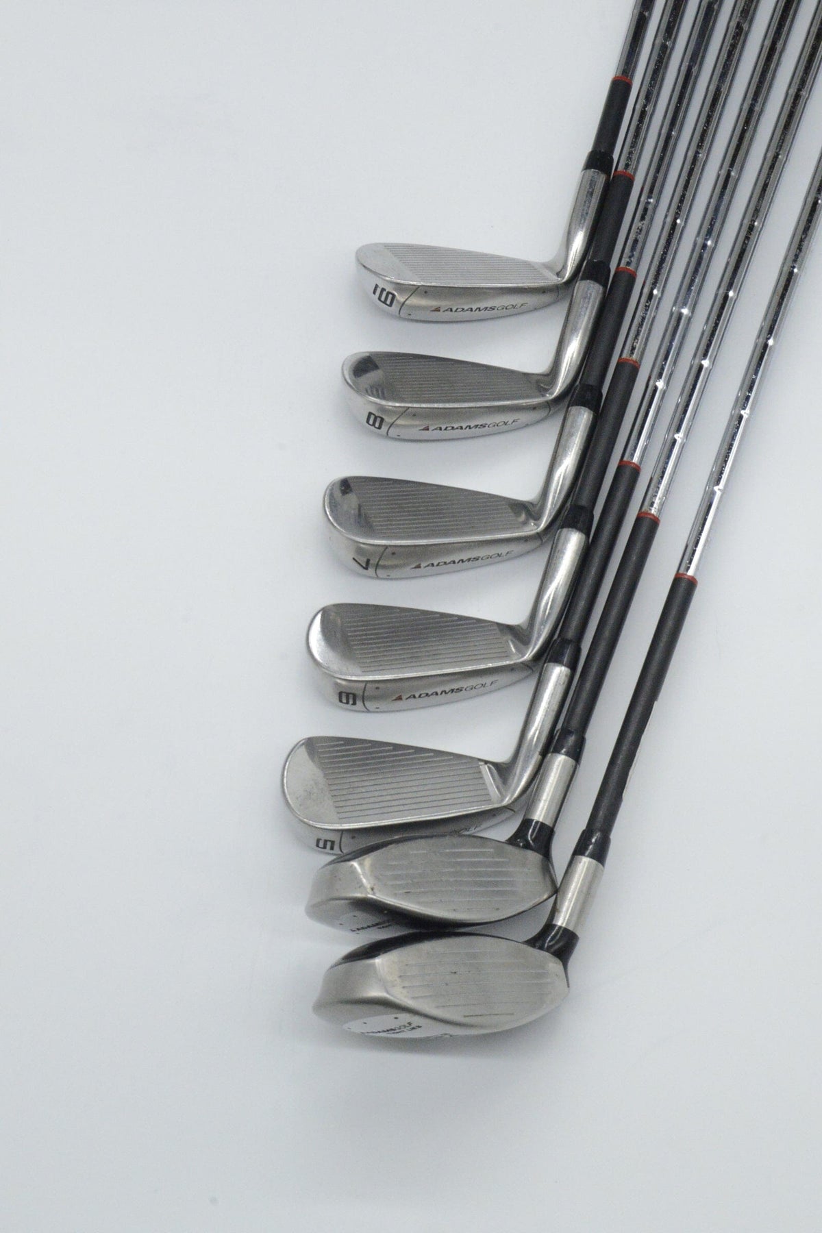 Adams Idea 3H-4H, 5-9 Iron Set S Flex +0.25" Golf Iron Sets Adams