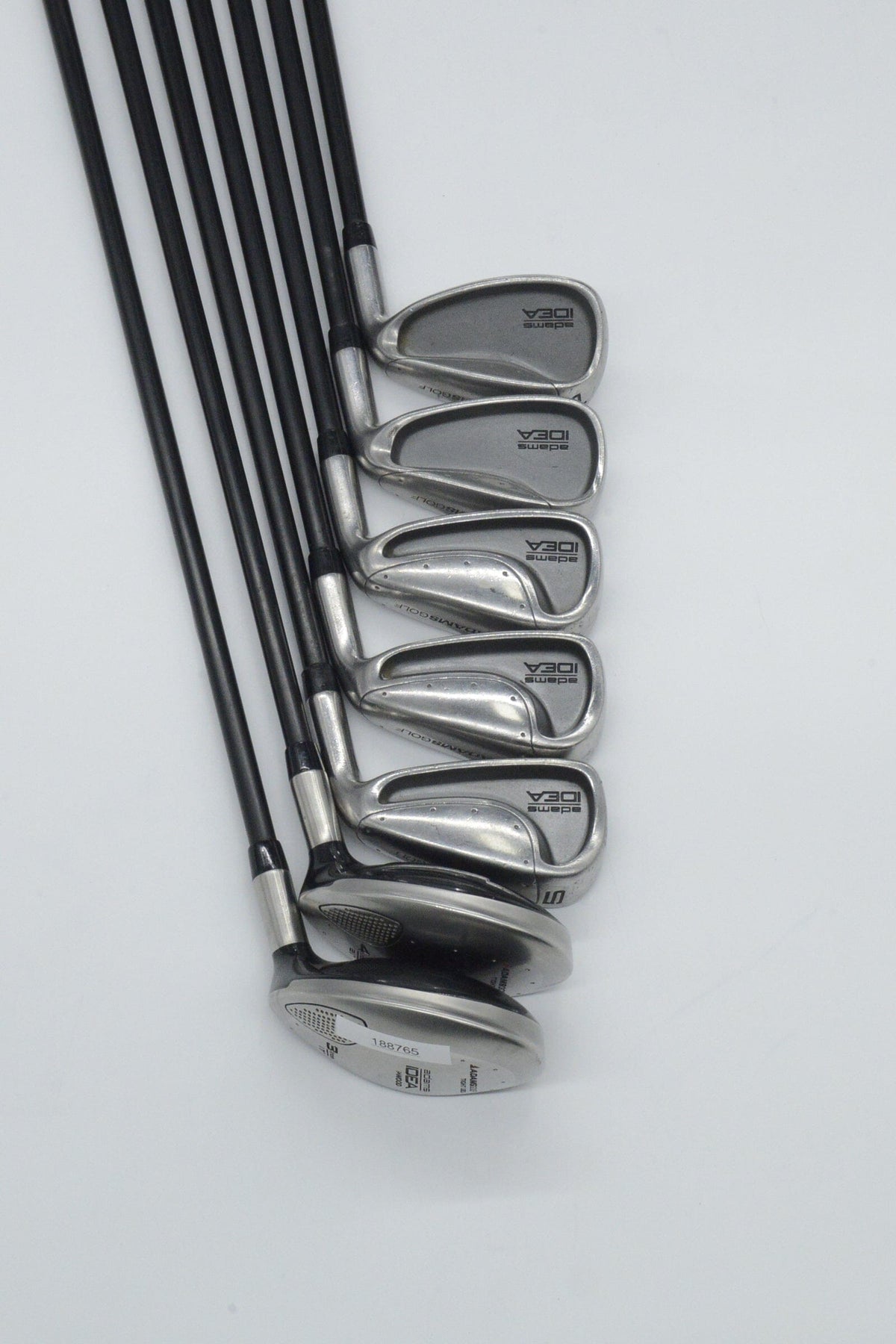 Adams Idea 3H-4H, 5-8, PW Iron Set R Flex Std Length Golf Iron Sets Adams