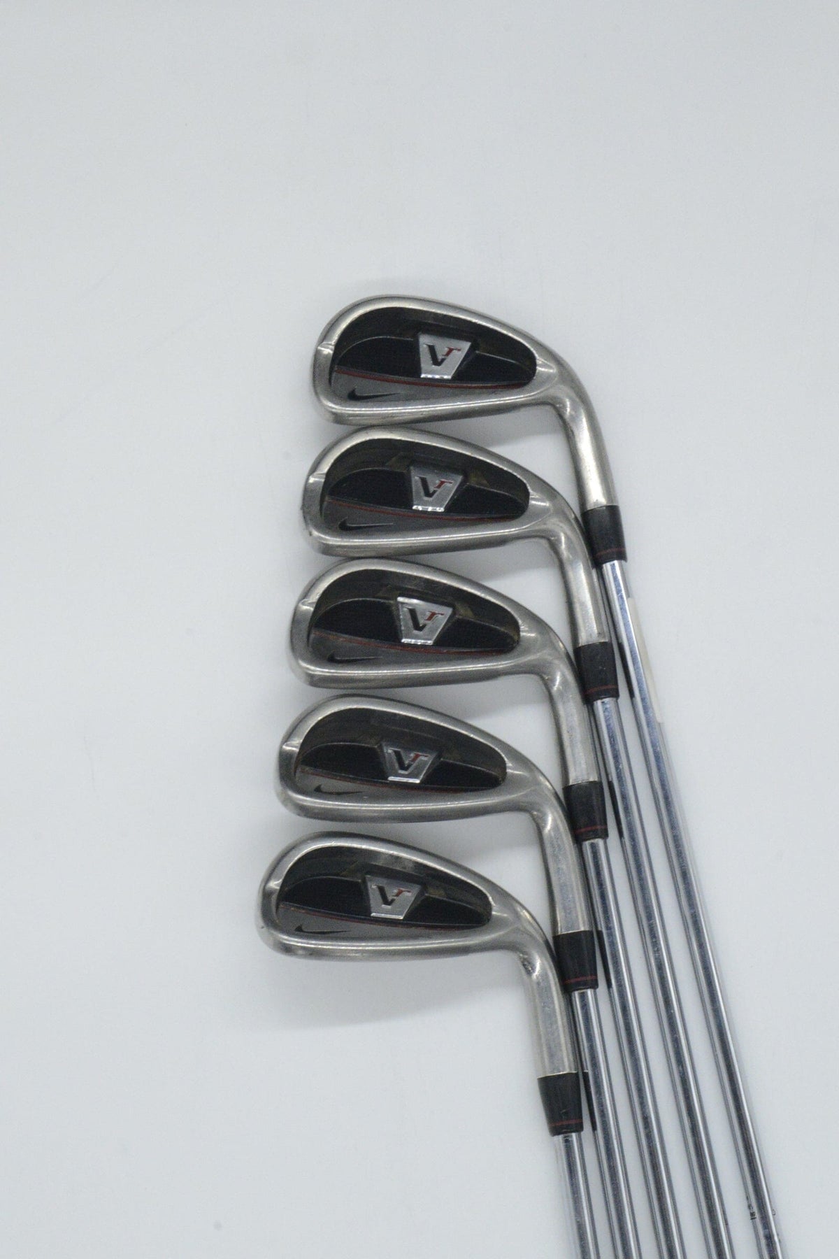 Nike Victory Red Full Cavity 5-7, 9-PW Iron Set R Flex Std Length Golf Iron Sets Nike