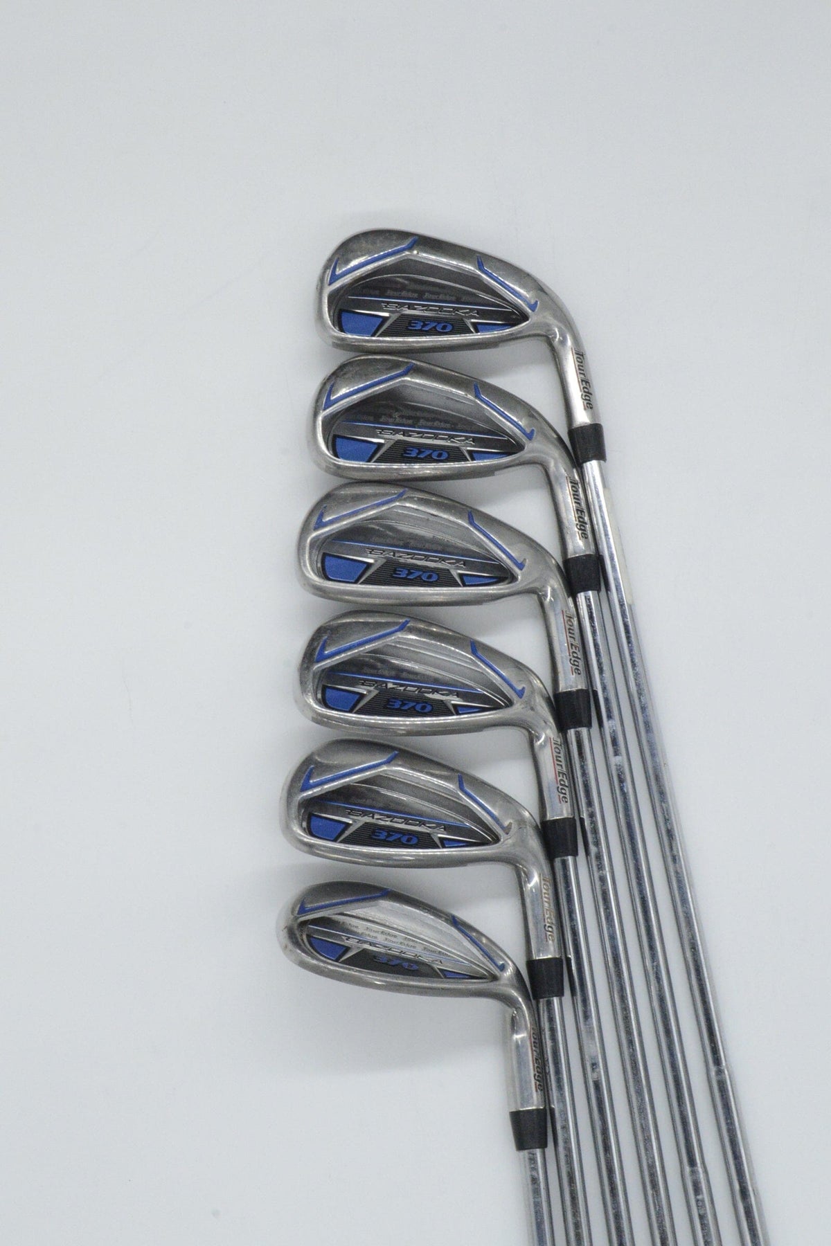 Tour Edge Bazooka 370 5-9, SW Iron Set S Flex -0.75" Golf Iron Sets Tour Edge