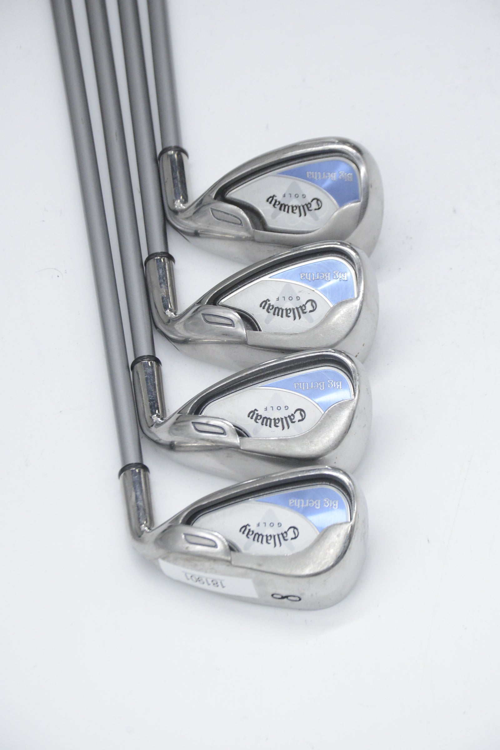 Women's Callaway Big Bertha 2006 8-PW, SW Iron Set W Flex -0.25"