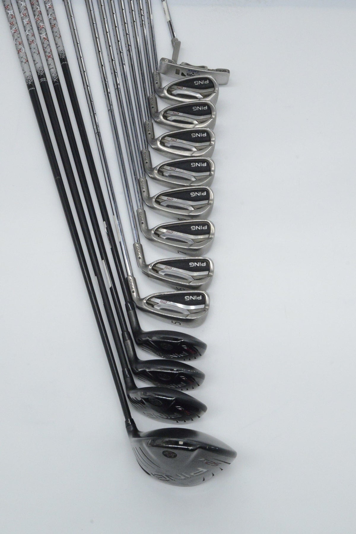 Ping G25 Mixed Full Set S Flex Std Length Golf Club Sets Ping