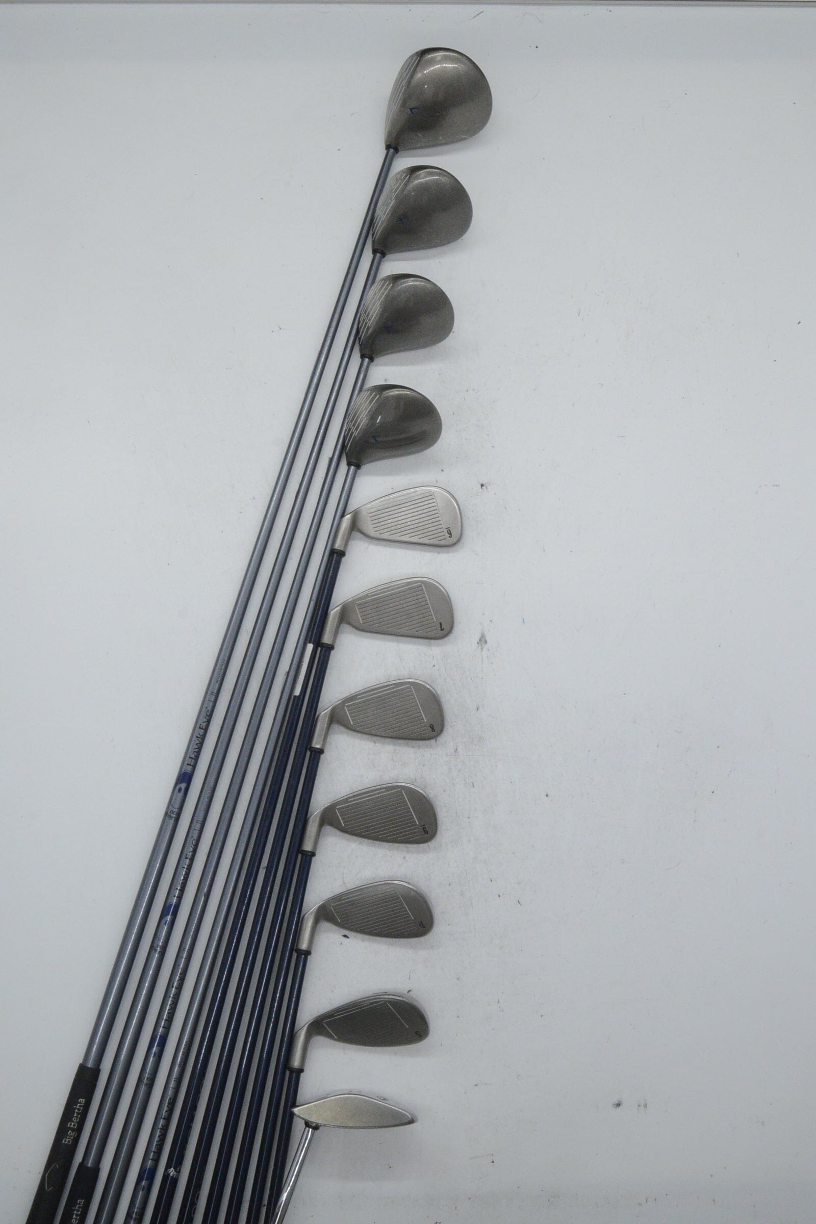 Callaway Big Bertha X-12 Mixed Full Set R Flex +0.5" Golf Clubs GolfRoots