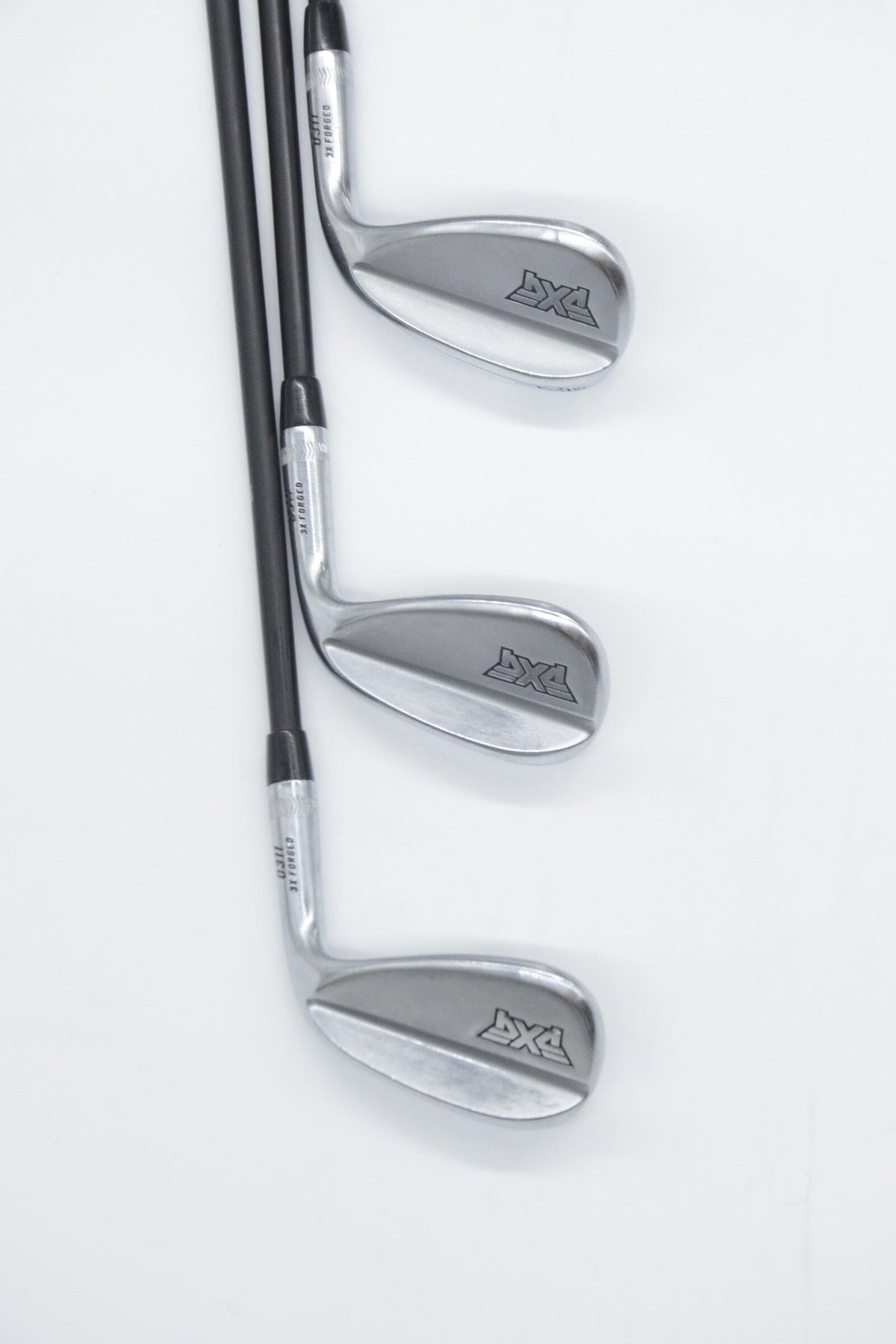 PXG 0311 3X Forged Chrome 52, 56, 60 Degree Wedge Set R Flex Golf Clubs GolfRoots