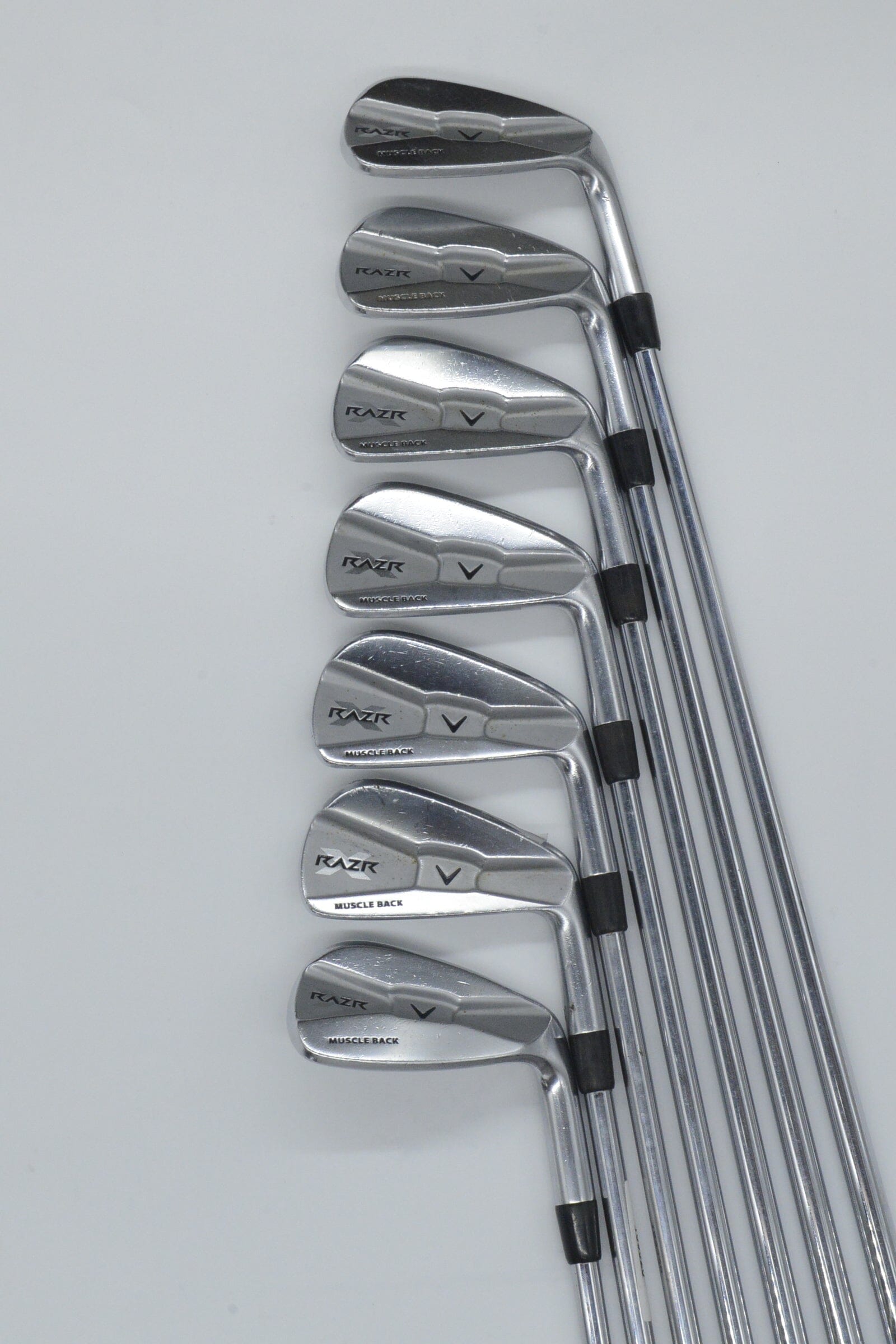 Callaway RAZR X Muscleback 3-6, 8-PW Iron Set R Flex Std Length Golf Clubs GolfRoots