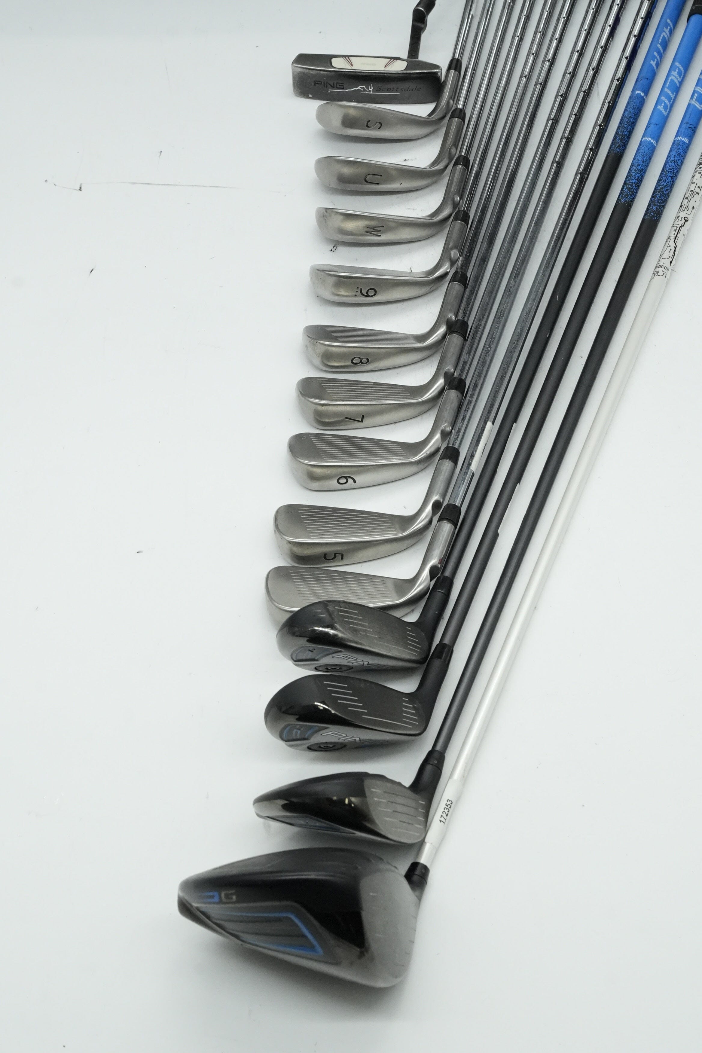 Ping G Mixed Full Set R Flex +0.25" Golf Clubs GolfRoots