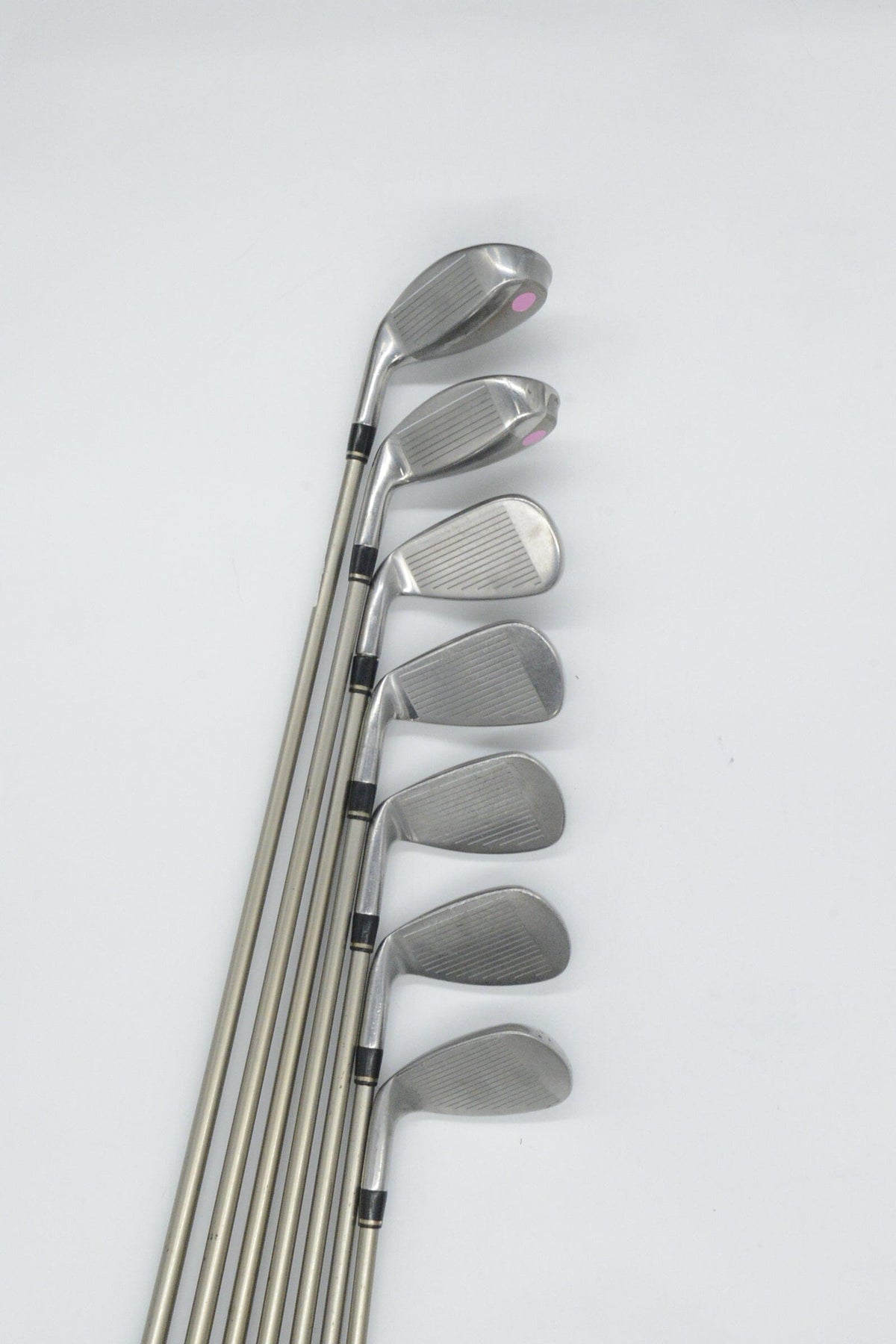 Women's *Dented* Adams Idea A2OS 4H-5H, 6-7, 9-PW, SW Iron Set W Flex Std Length Golf Iron Sets Adams