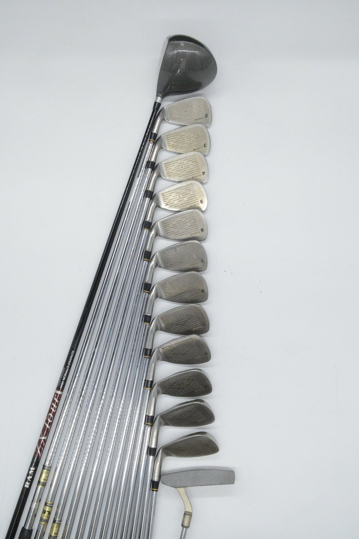 Top Flite Tour Ti Mixed Full Set S Flex +0.5" Golf Club Sets Top Flite