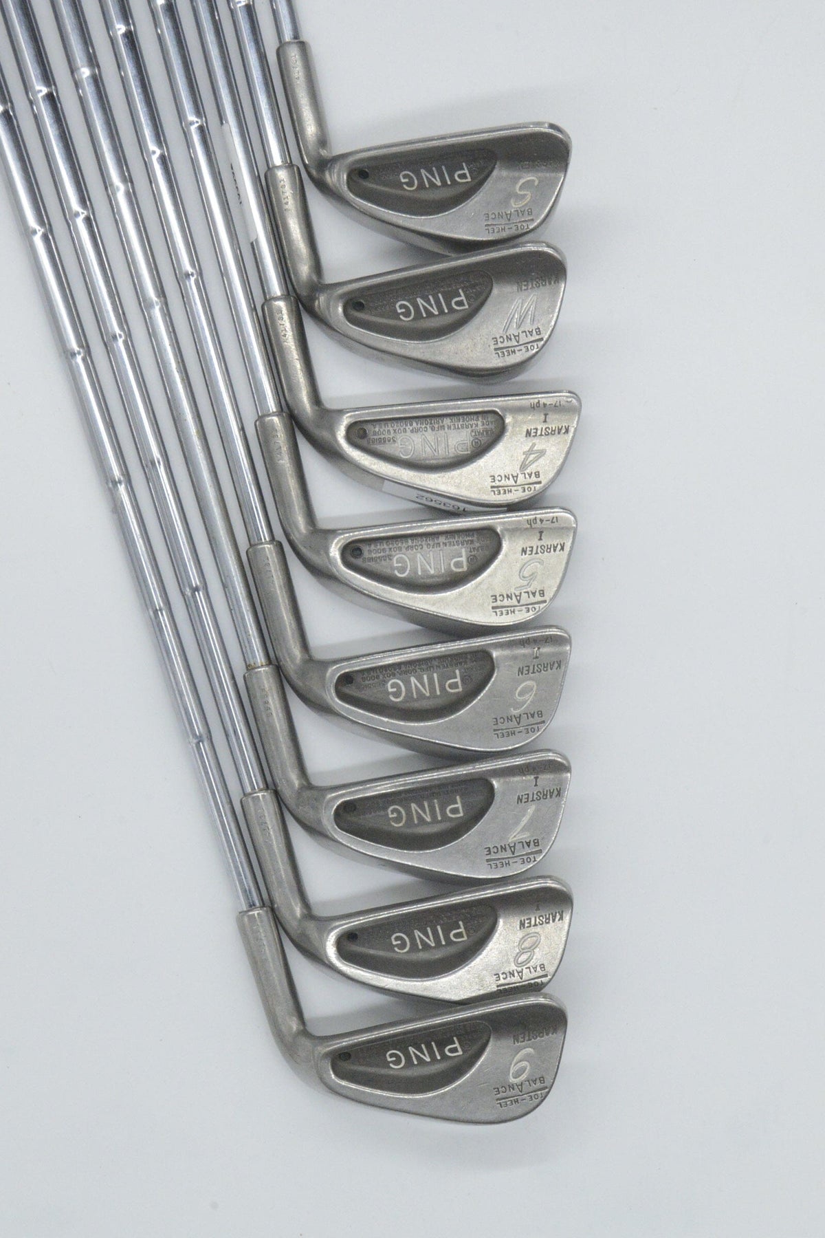 Ping Karsten I 4-PW, SW Iron Set S Flex -0.5" Golf Clubs GolfRoots