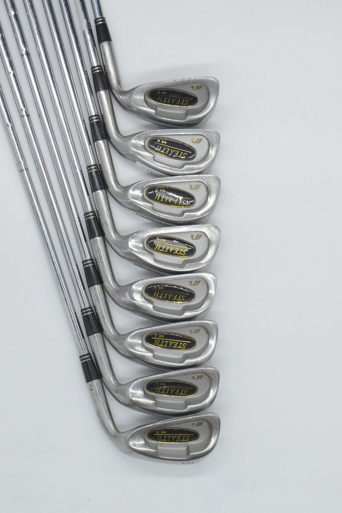 Mitsushiba Stealth MK II 3-PW Iron Set R Flex -0.25" Golf Clubs GolfRoots
