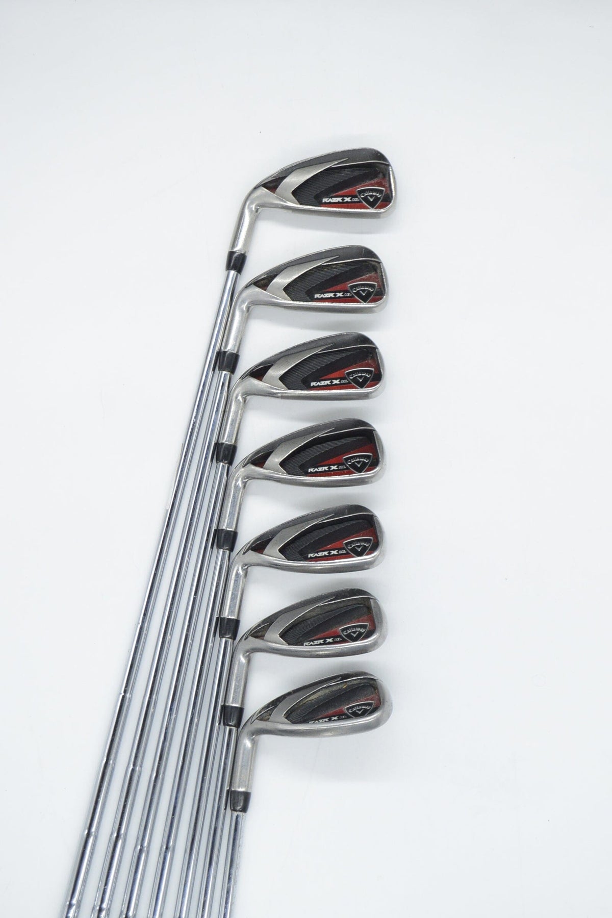 Lefty Callaway RAZR X HL 4, 6-PW, SW Iron Set Uniflex -0.75" Golf Iron Sets Callaway