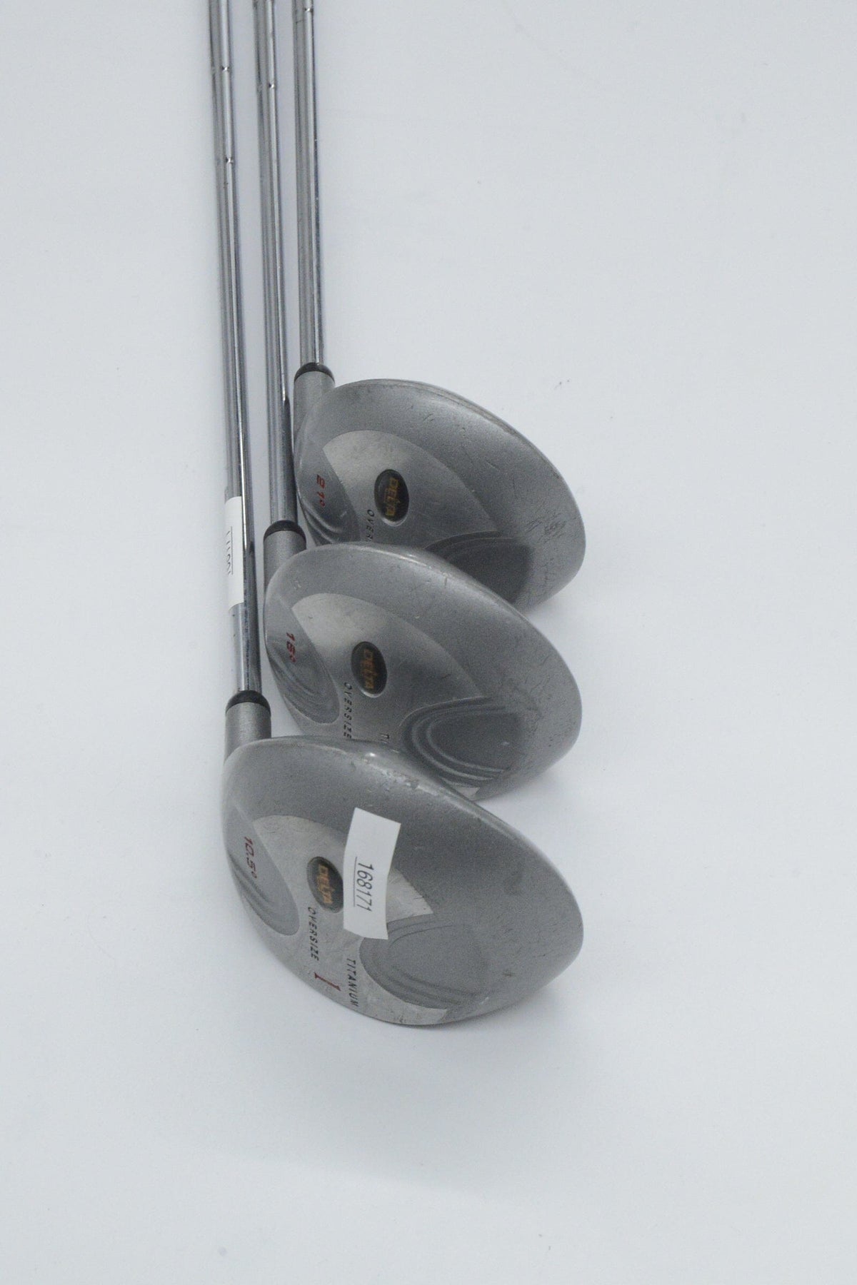 Delta Oversize D, 3W, 5W Wood Set R Flex Golf Clubs GolfRoots