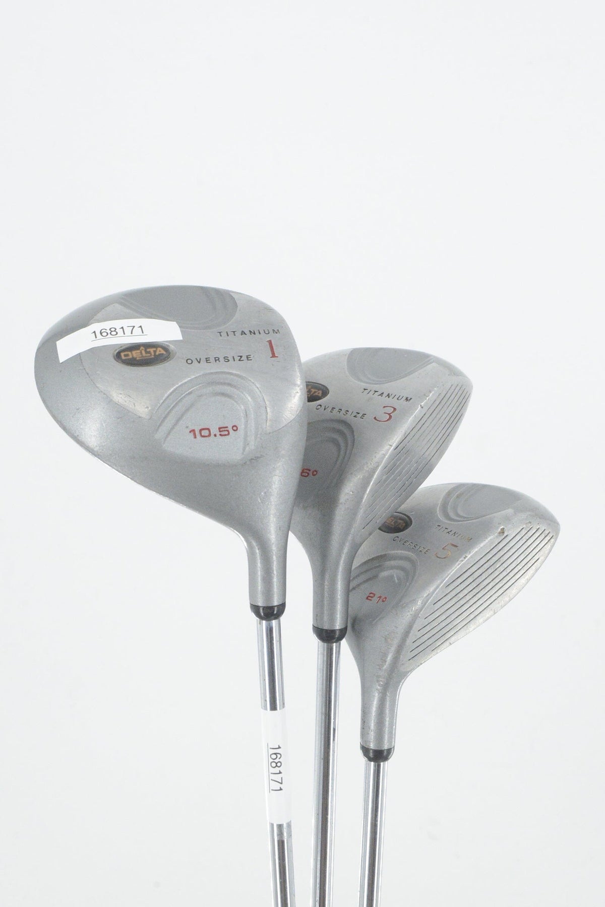 Delta Oversize D, 3W, 5W Wood Set R Flex Golf Clubs GolfRoots