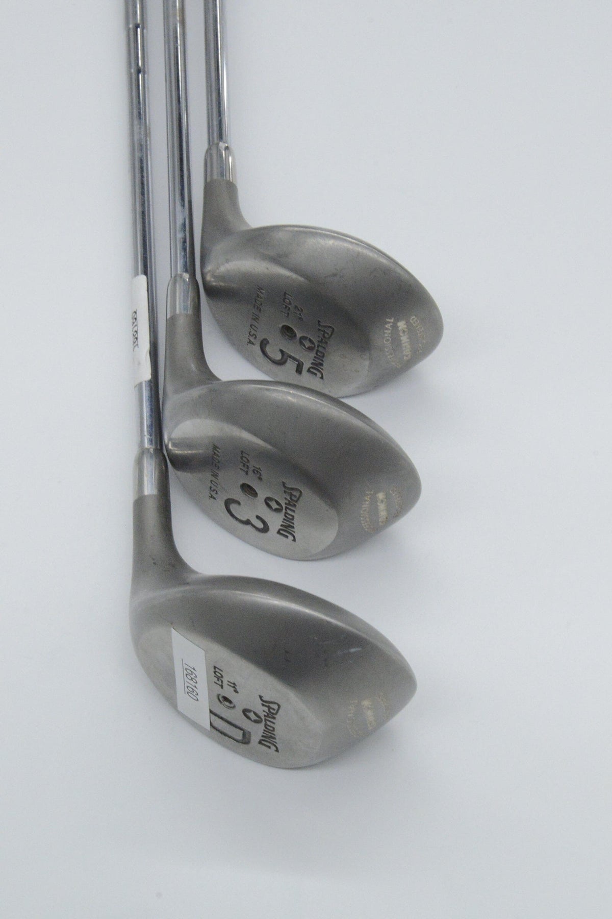 Spalding D, 3W, 5W Wood Set R Flex Golf Clubs GolfRoots