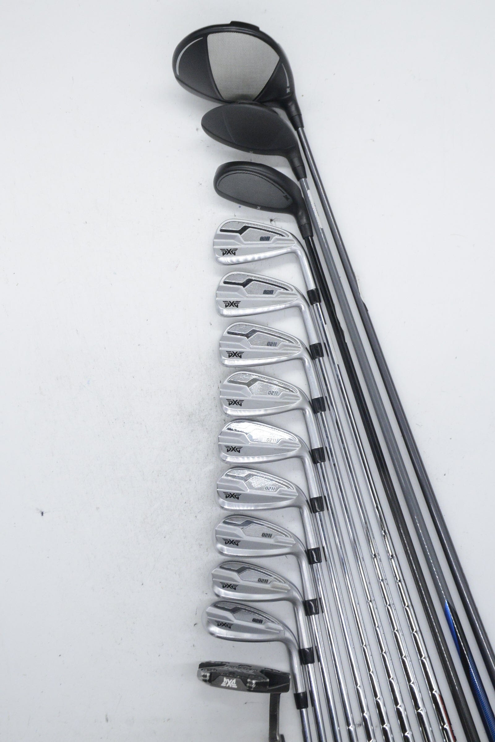 PXG 0211 DC Mixed Full Set S Flex +0.5" Golf Clubs GolfRoots