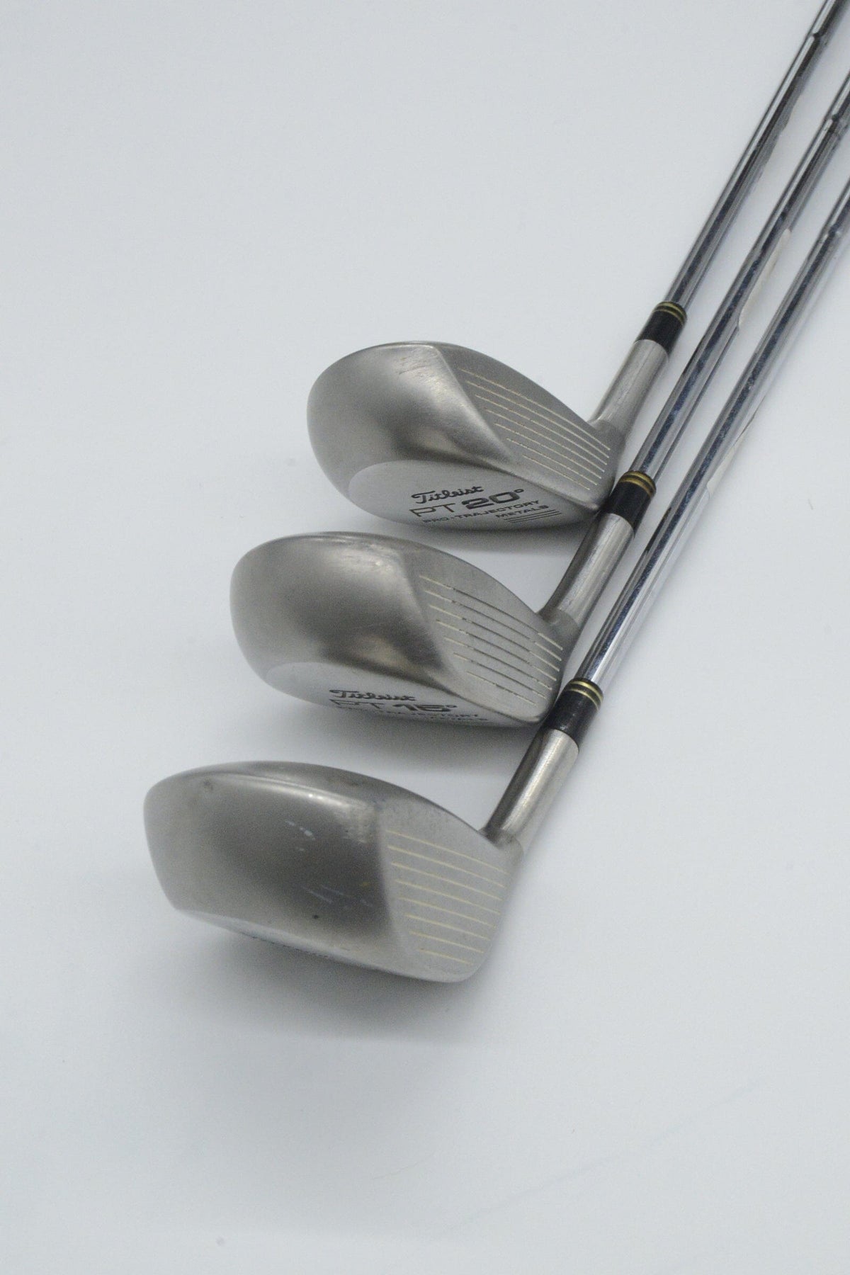 Titleist PT D, 3W, 5W Wood Set R Flex Golf Clubs GolfRoots