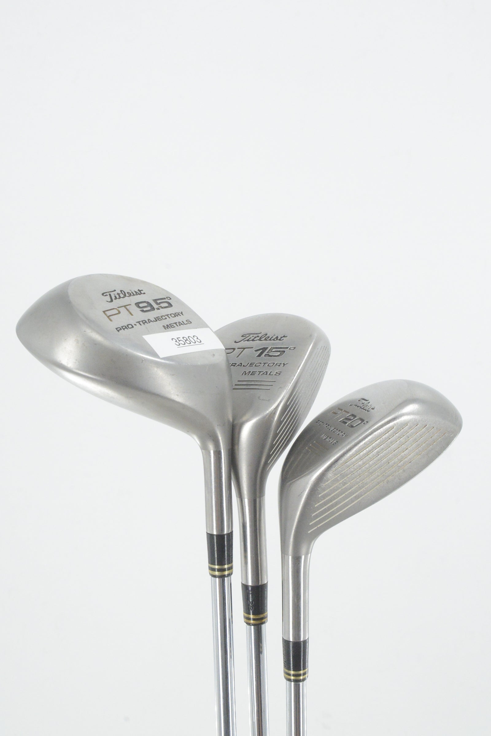 Titleist PT D, 3W, 5W Wood Set R Flex